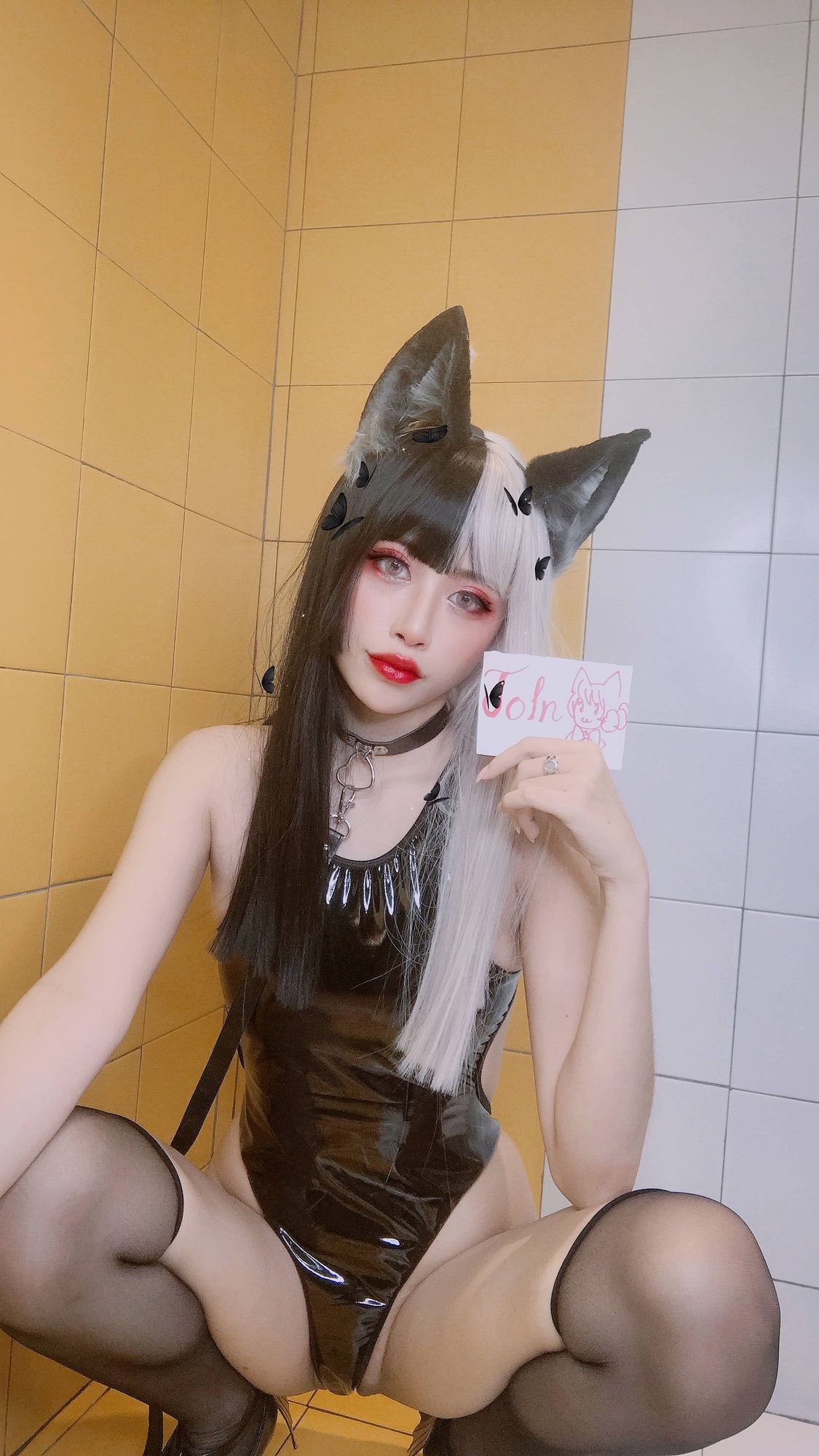 图片[6]-No.017-Kitty Latex [51P]-coswz-cos王者