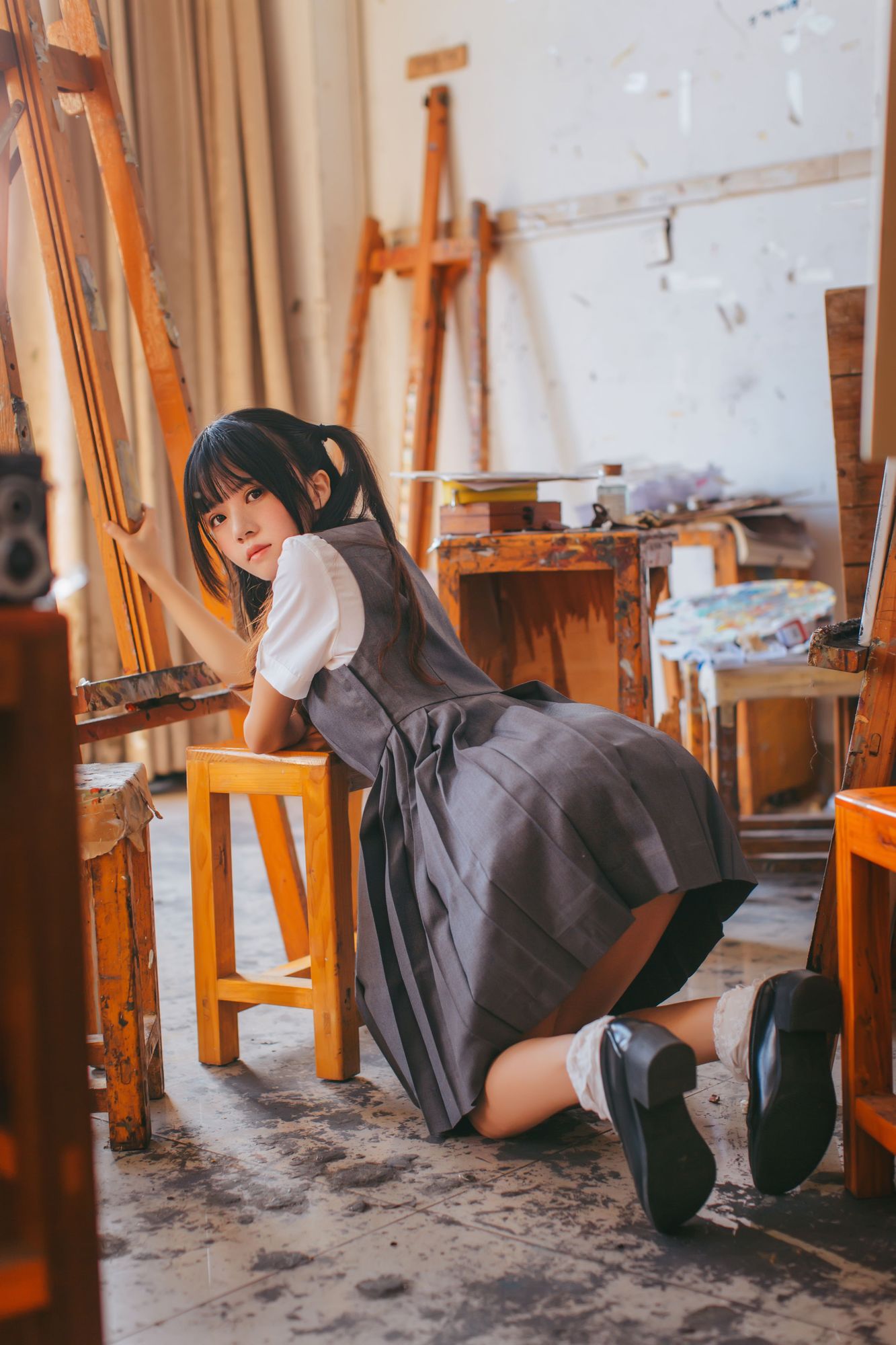图片[6]-No.031-画室少女 [17P]-coswz-cos王者
