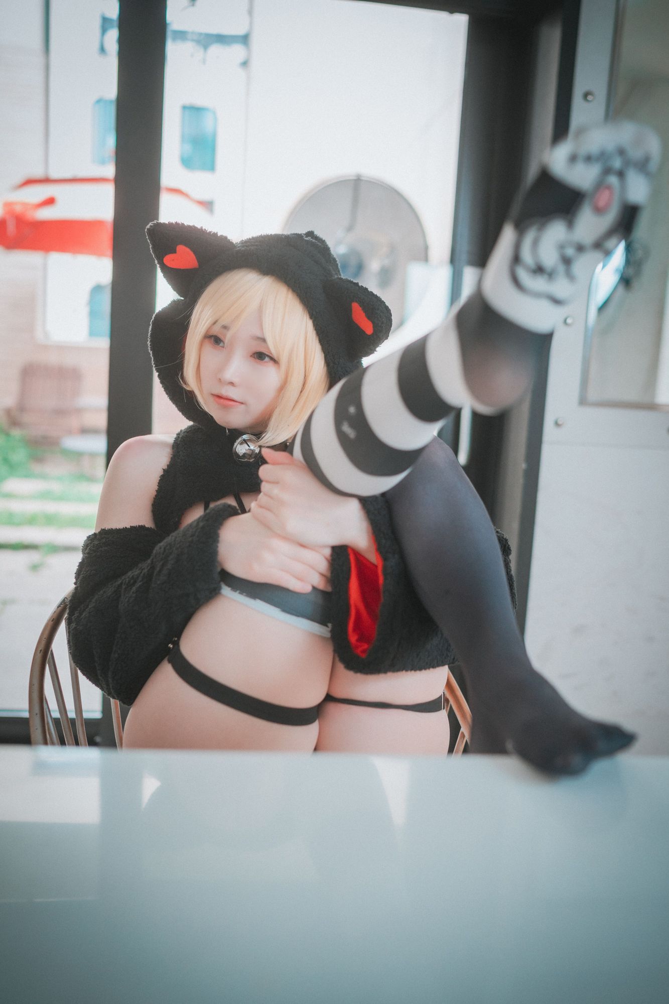 图片[67]-No.067-[DJAWA] Naughty Black Cat [101P]-coswz-cos王者