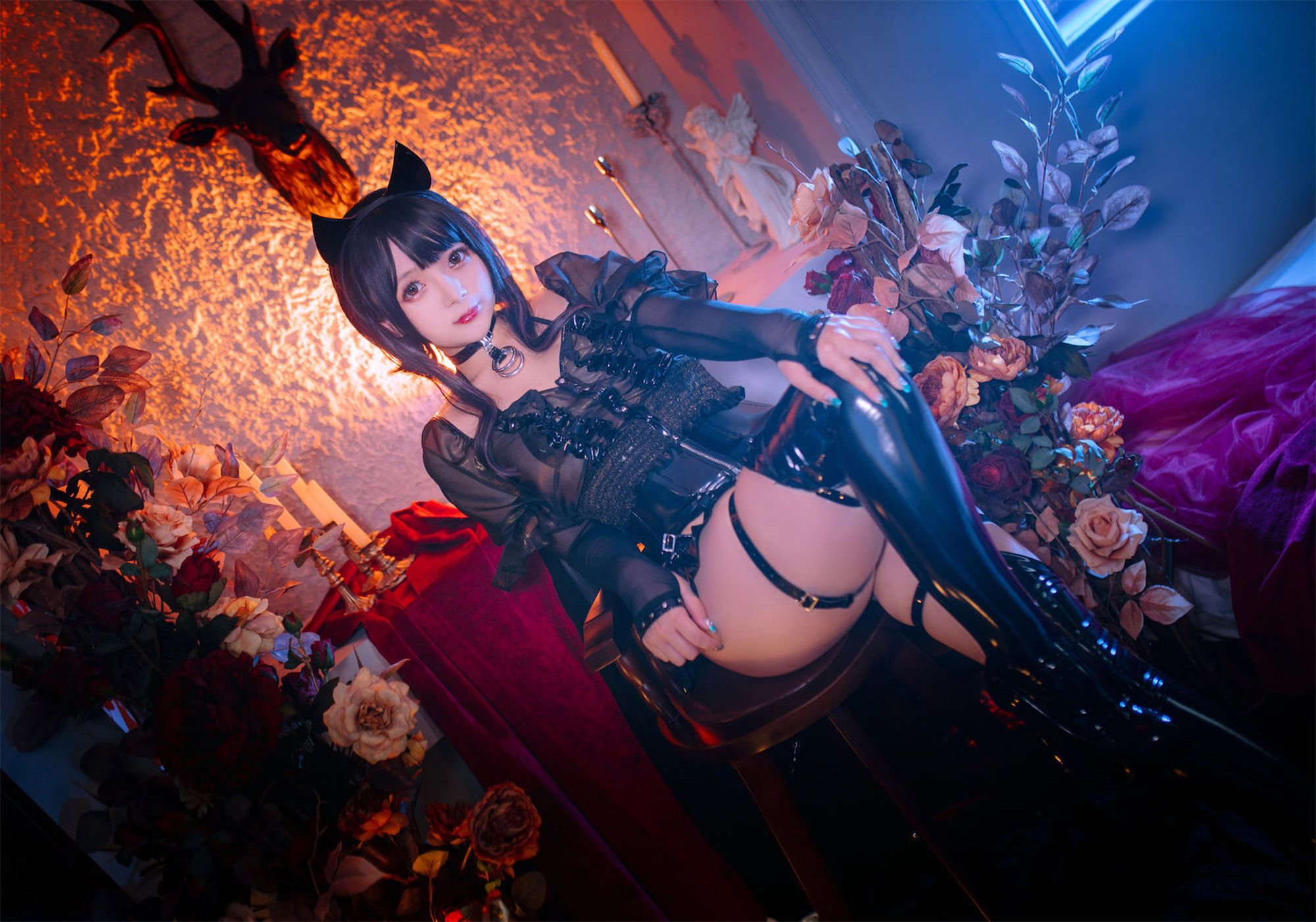 图片[111]-No.071 – 皮衣系列 猫猫领域 [120P 2V]-coswz-cos王者