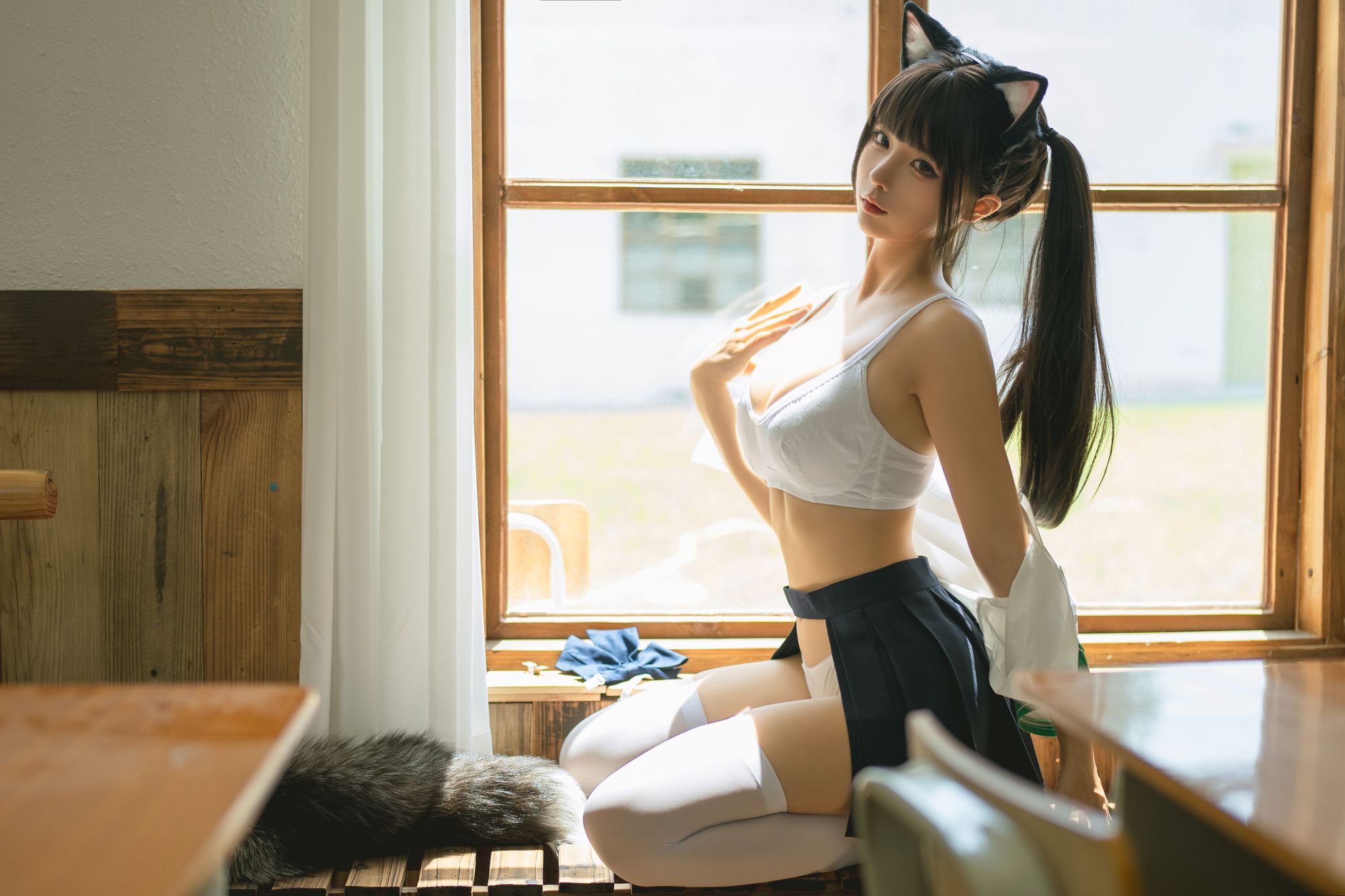 图片[5]-No.212 – 猫耳学妹 [20P]-coswz-cos王者