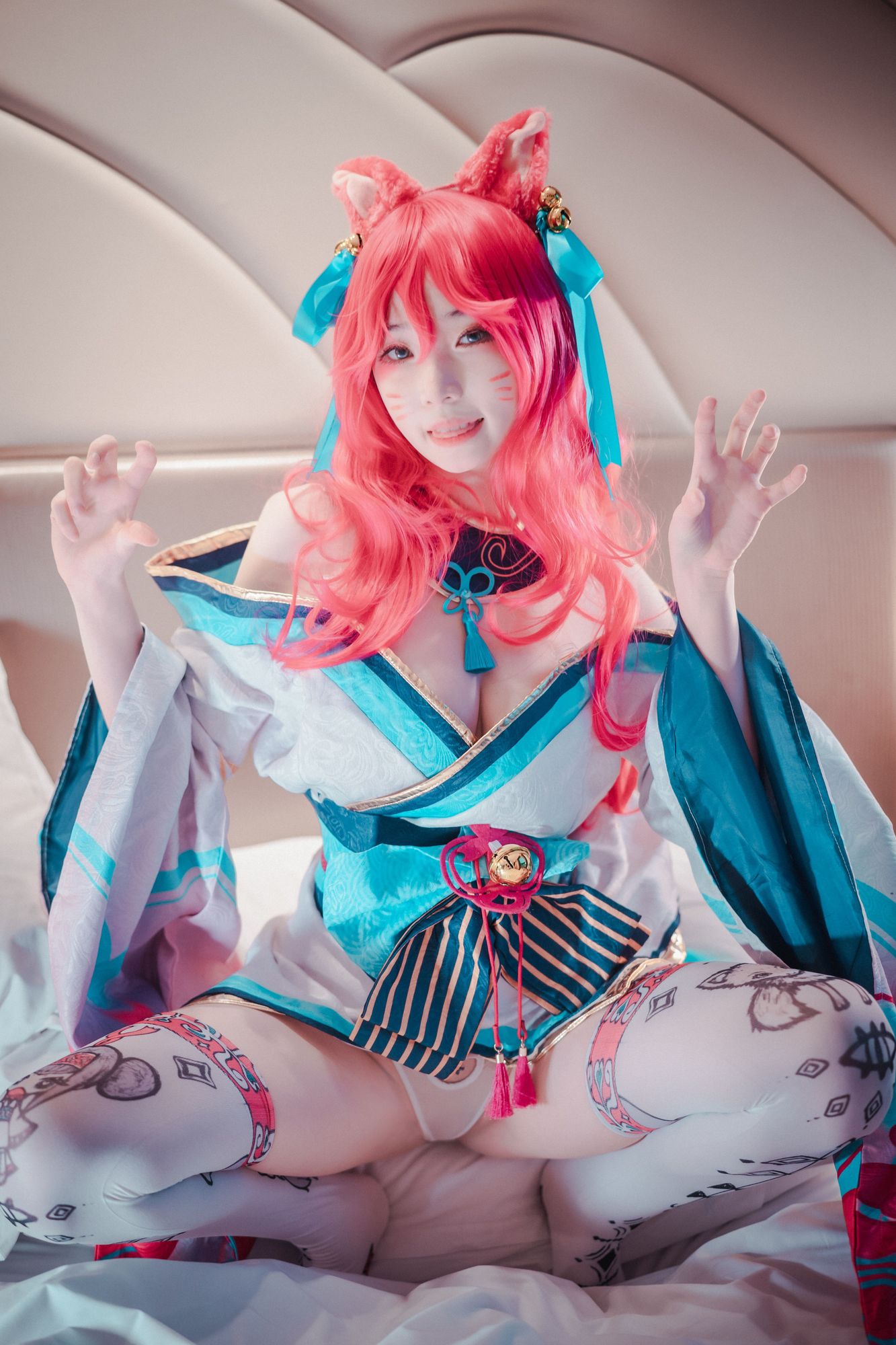 图片[77]-No.019-Spirit Blossom Ahri – Normal [78P]-coswz-cos王者