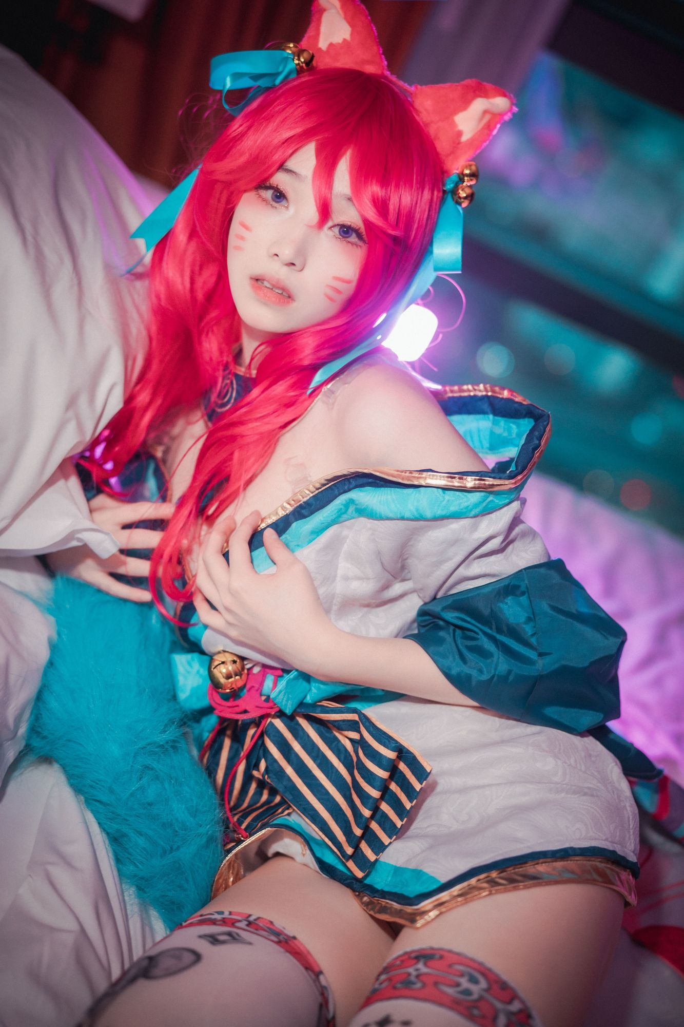 图片[55]-No.019-Spirit Blossom Ahri – Normal [78P]-coswz-cos王者
