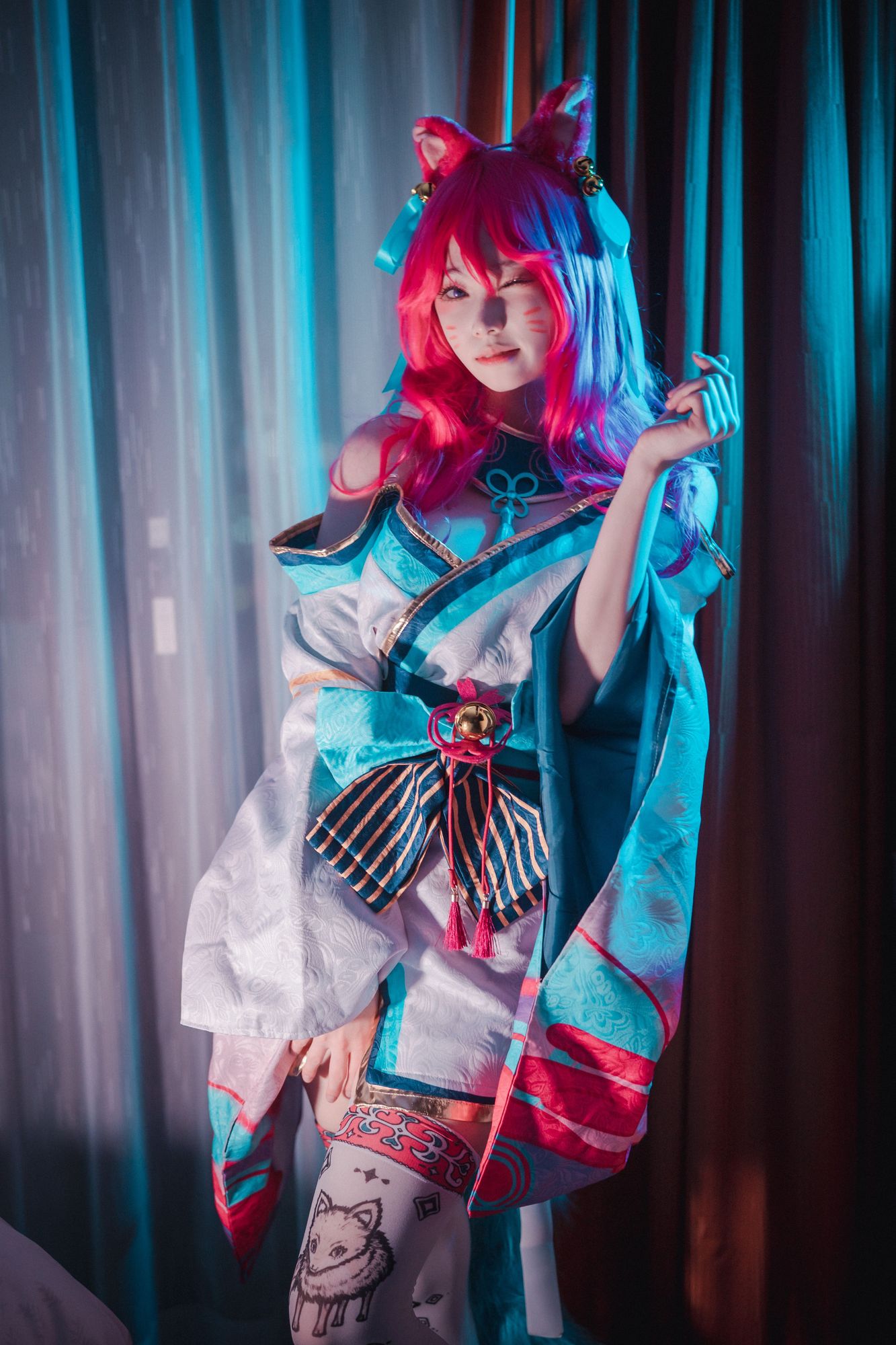 图片[27]-No.019-Spirit Blossom Ahri – Normal [78P]-coswz-cos王者
