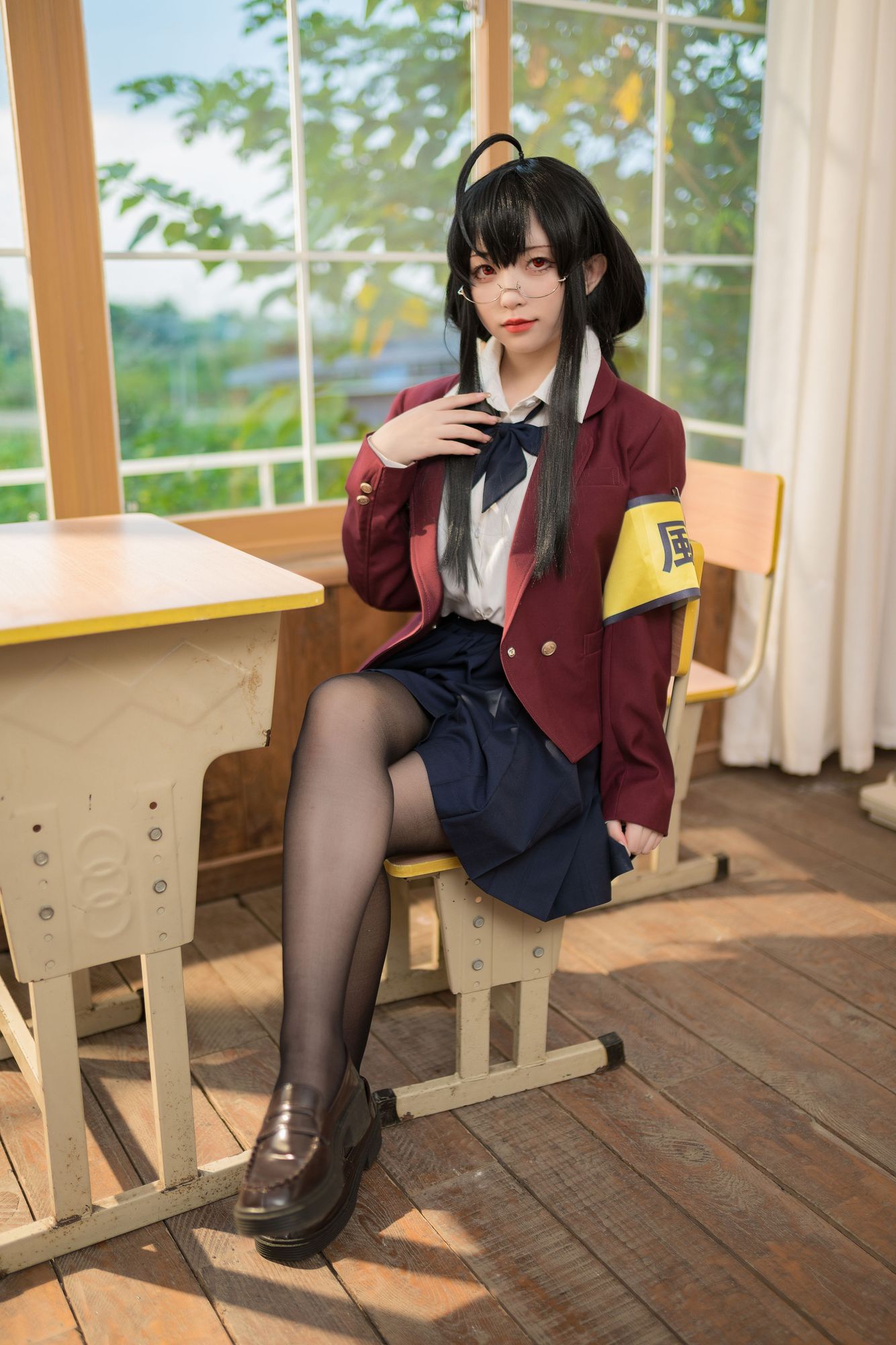 图片[6]-No.010-大凤JK 放学后 风纪委员 [71P]-coswz-cos王者