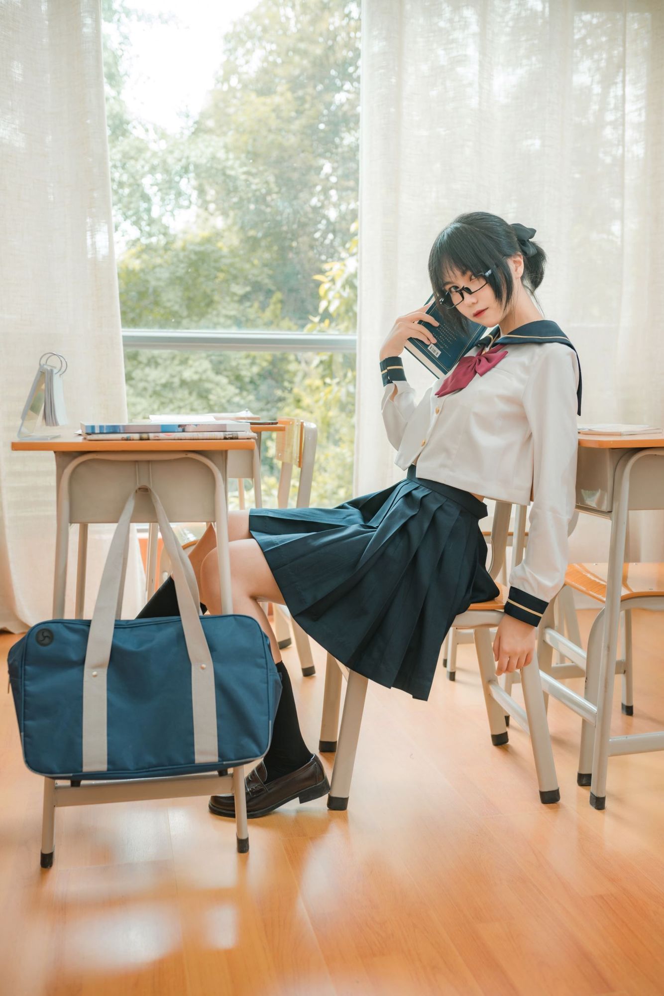 图片[4]-No.016-自宅jk [34P]-coswz-cos王者