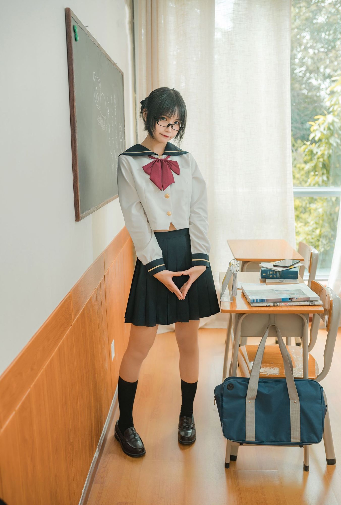 图片[3]-No.016-自宅jk [34P]-coswz-cos王者