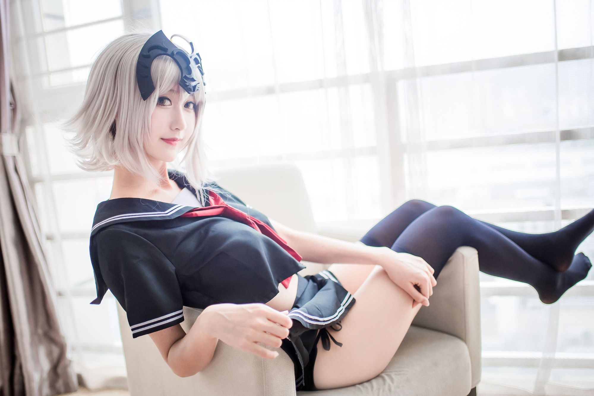 图片[6]-No.016-贞德（黑） [23P]-coswz-cos王者