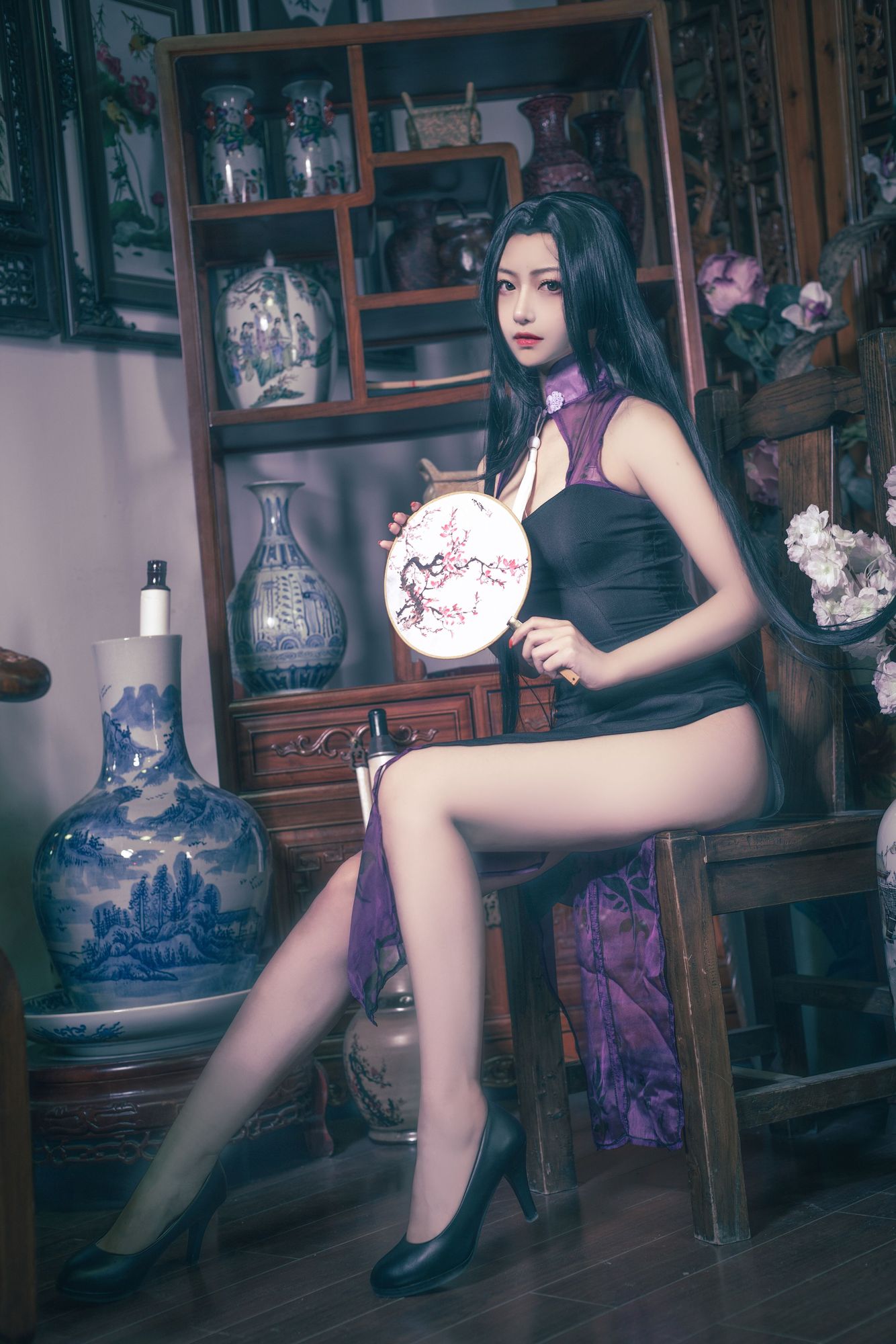 图片[4]-No.022-万花旗袍 [6P]-coswz-cos王者