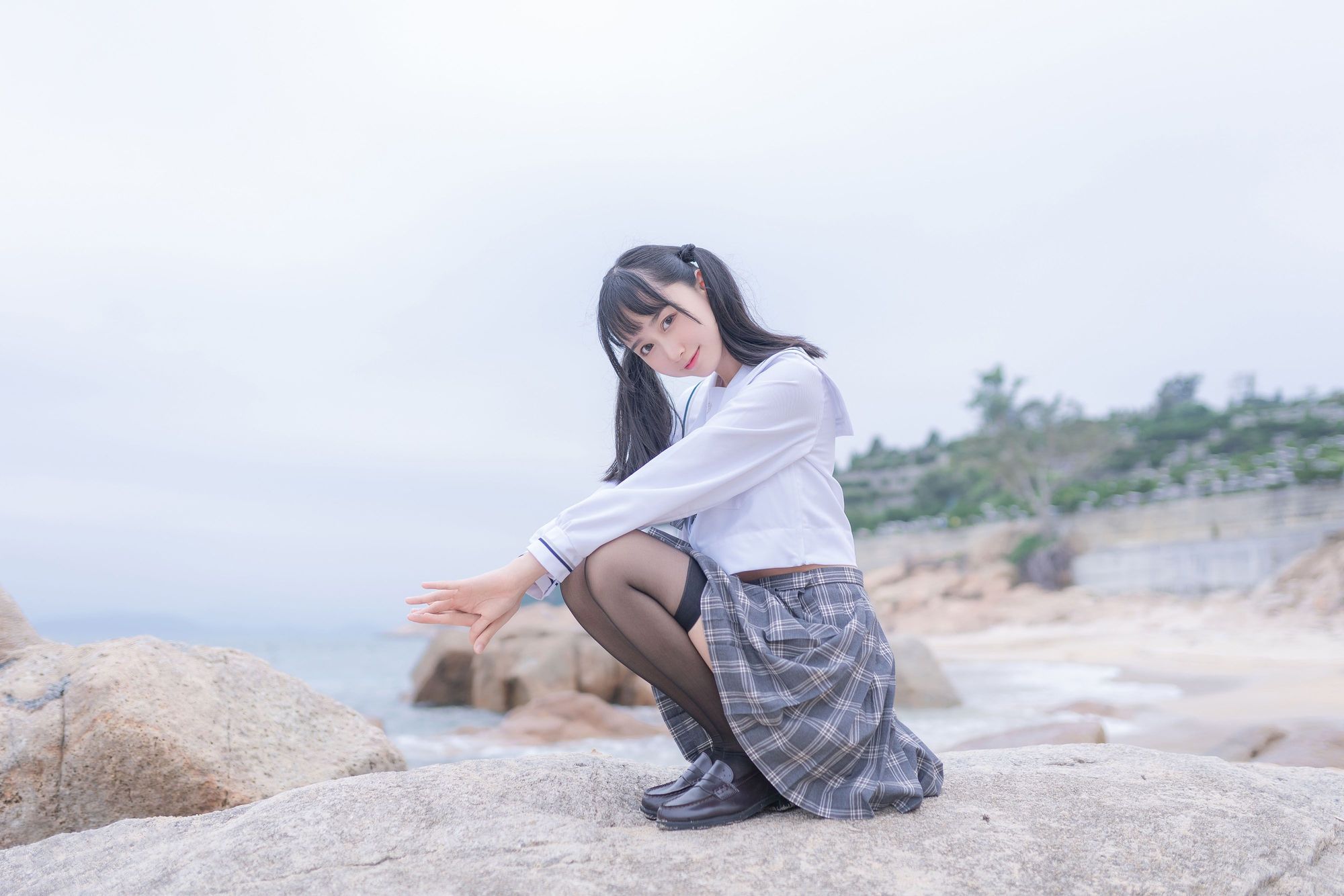 图片[35]-No.040-海边JK [40P]-coswz-cos王者