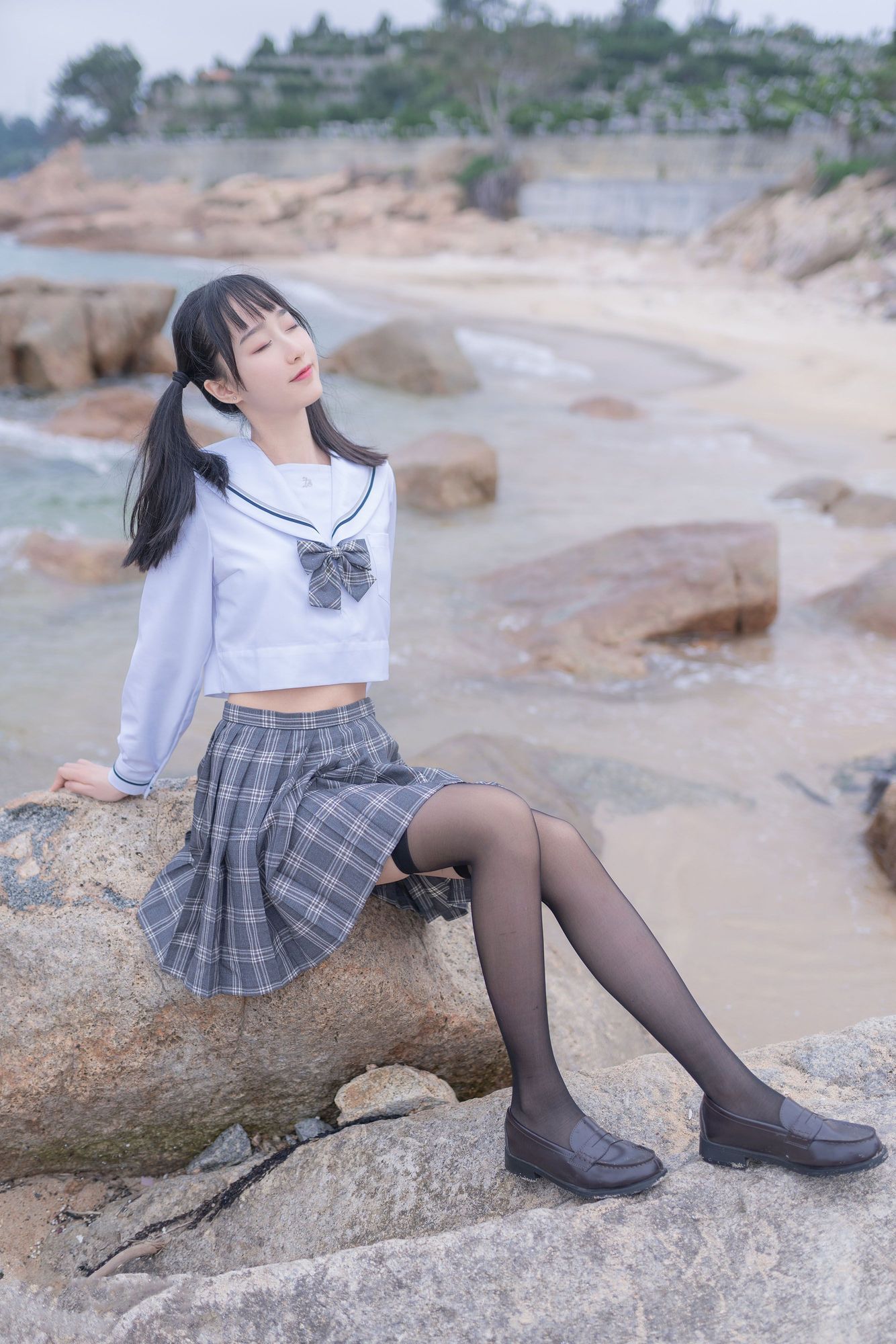 图片[23]-No.040-海边JK [40P]-coswz-cos王者
