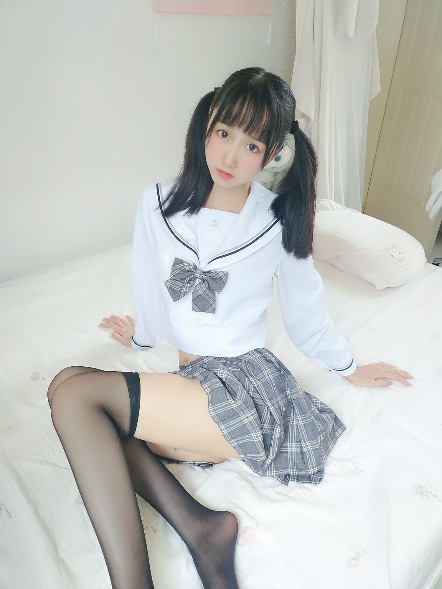 图片[6]-No.042-灰格子jk [21P 1V]-coswz-cos王者