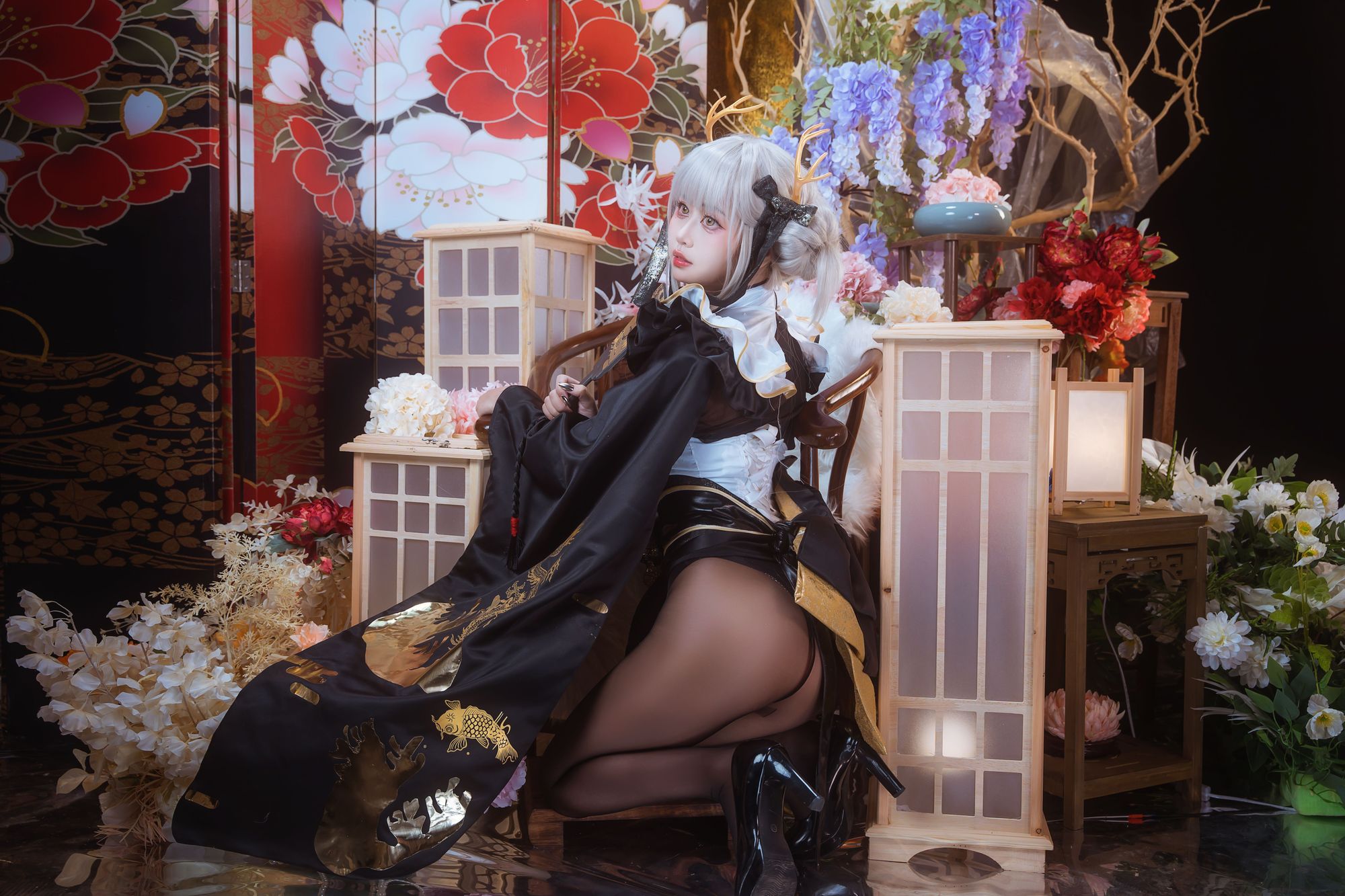 图片[15]-No.046 – 白兔和服 [18P]-coswz-cos王者