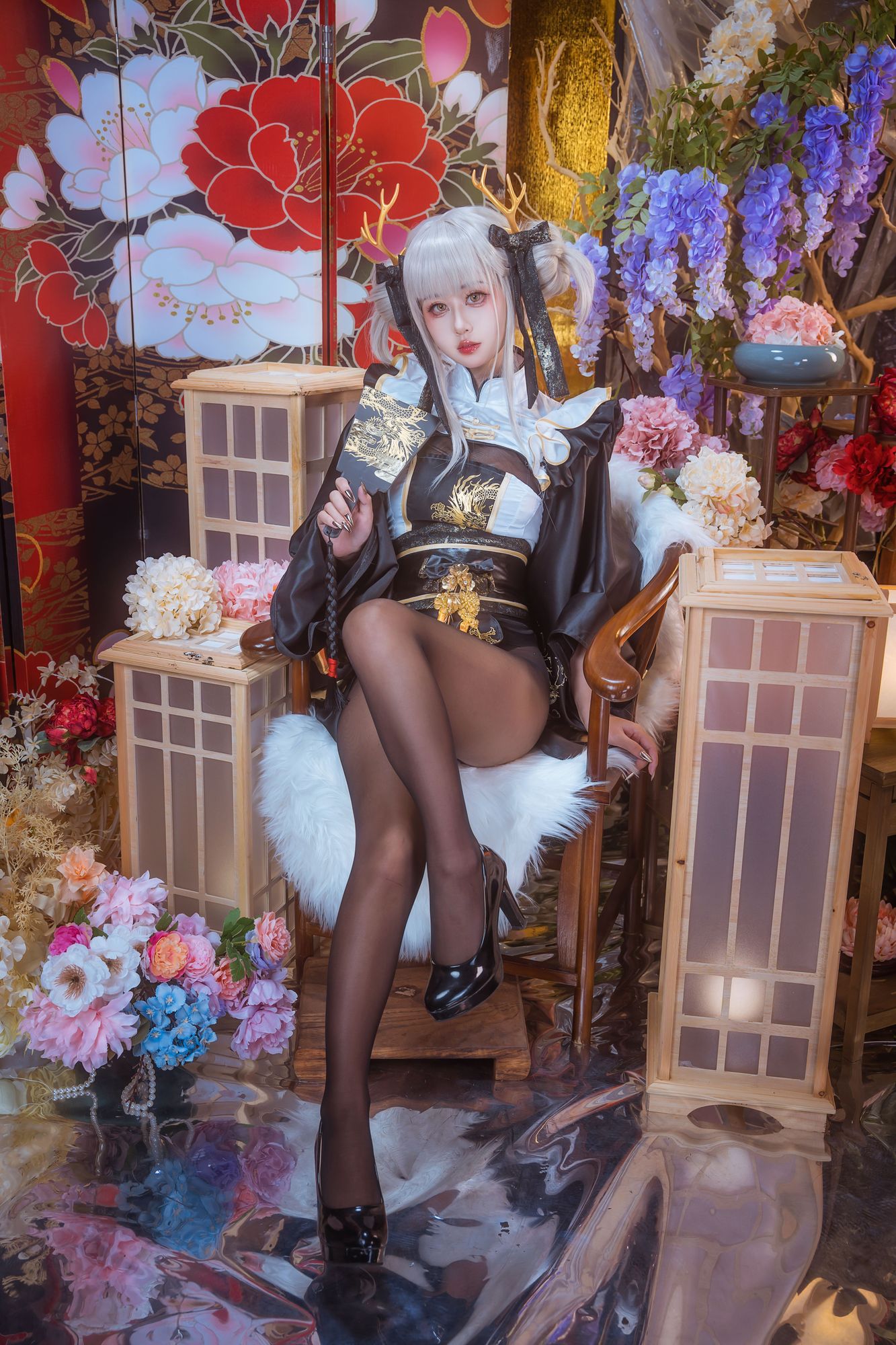 图片[9]-No.046 – 白兔和服 [18P]-coswz-cos王者