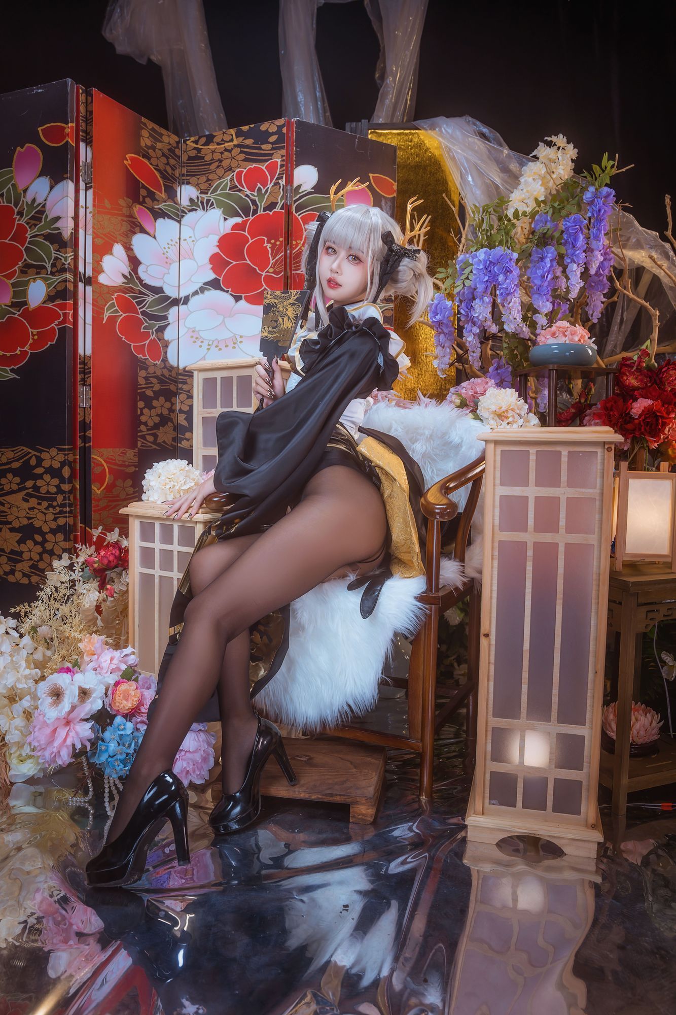 图片[8]-No.046 – 白兔和服 [18P]-coswz-cos王者