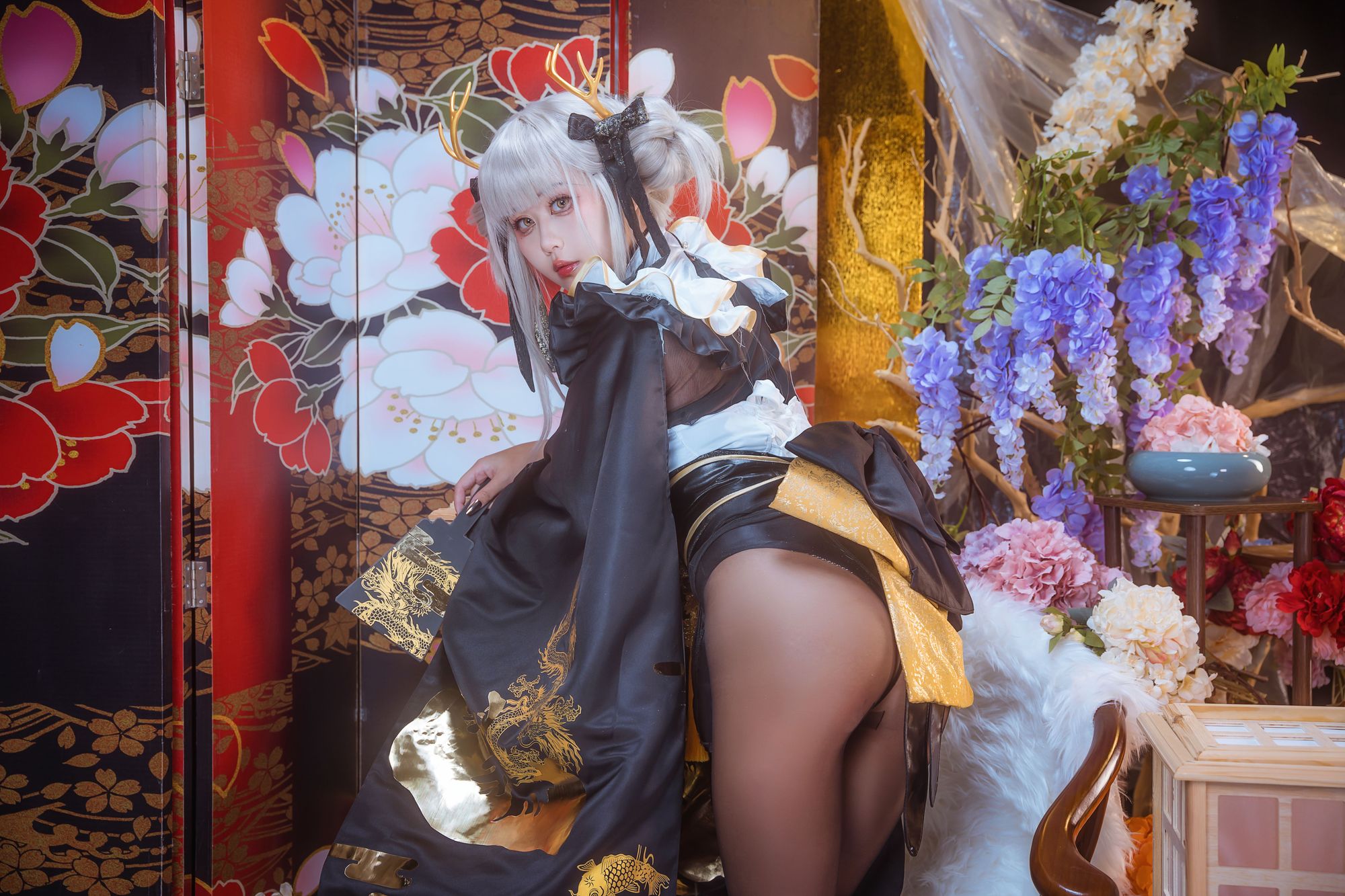 图片[17]-No.046 – 白兔和服 [18P]-coswz-cos王者