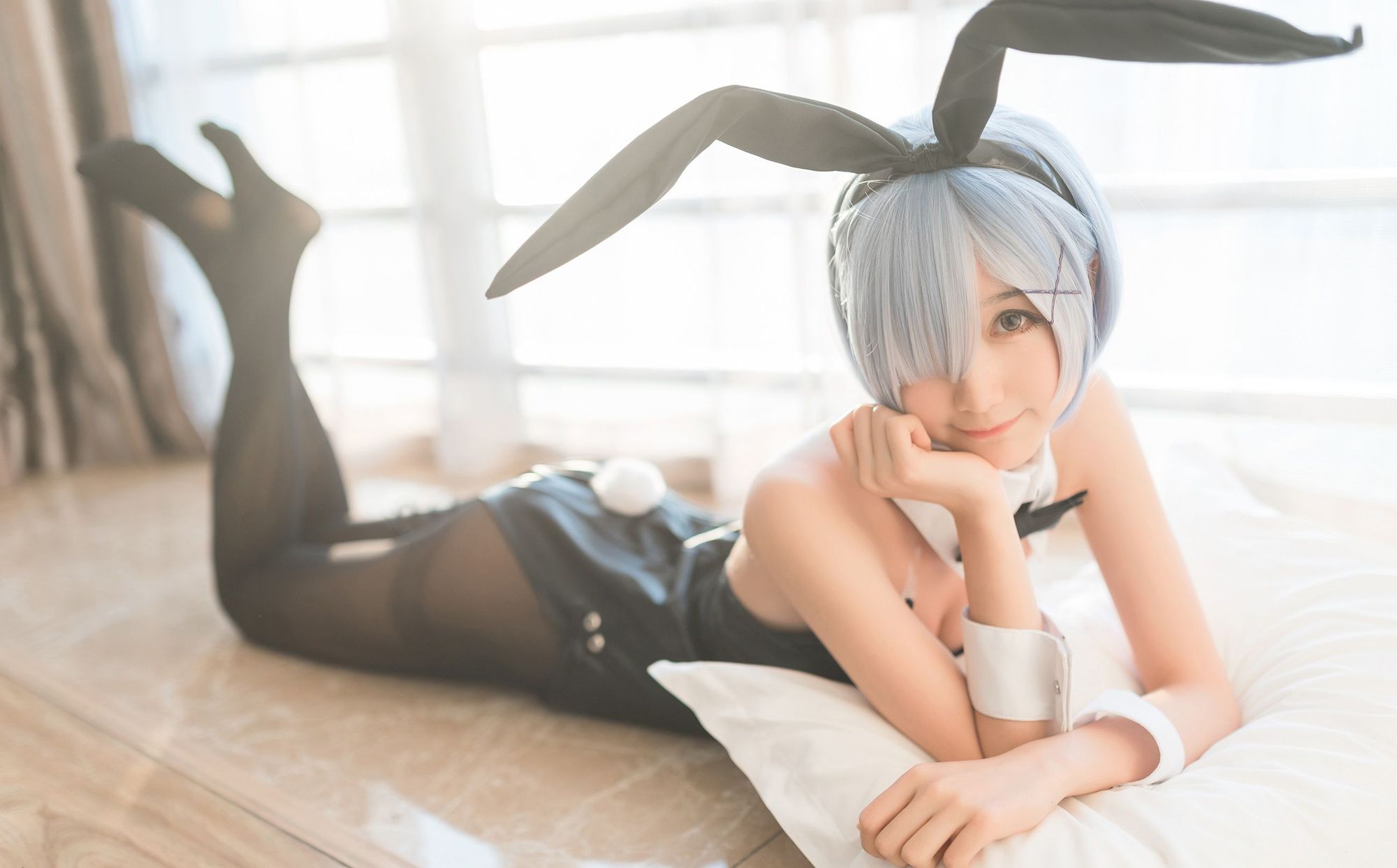 图片[57]-No.051-蕾姆兔女郎 [60P]-coswz-cos王者