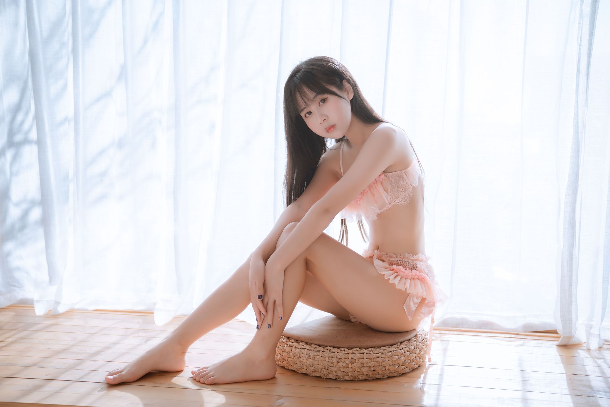 图片[20]-No.054 – 粉内衣 [45P]-coswz-cos王者