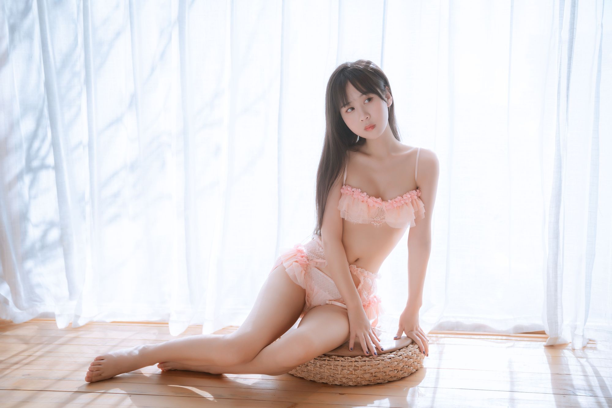 图片[15]-No.054 – 粉内衣 [45P]-coswz-cos王者
