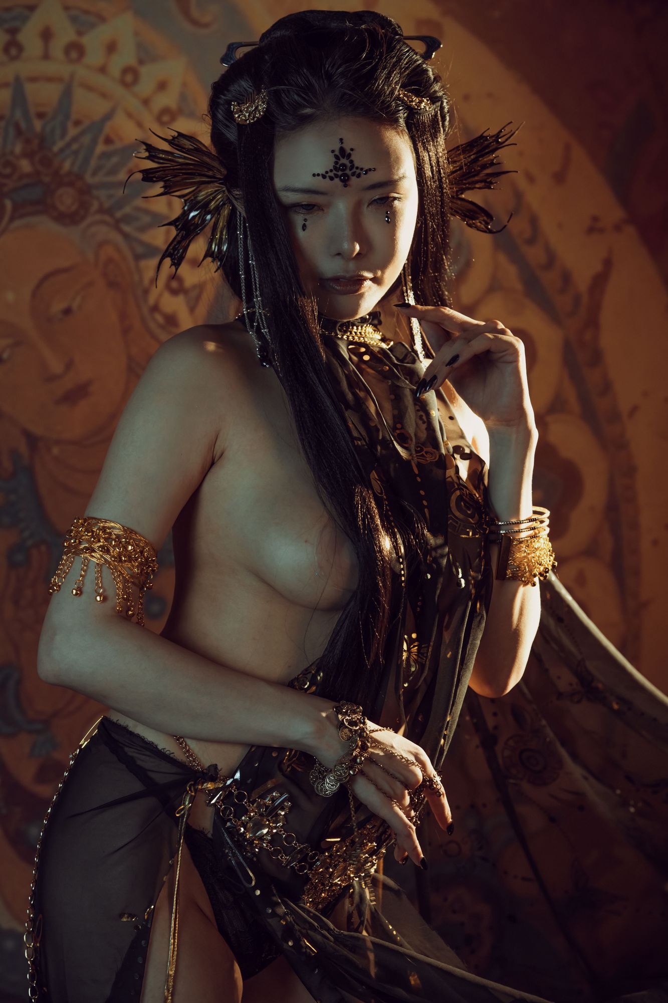 图片[6]-No.059-黑敦煌 [43P]-coswz-cos王者