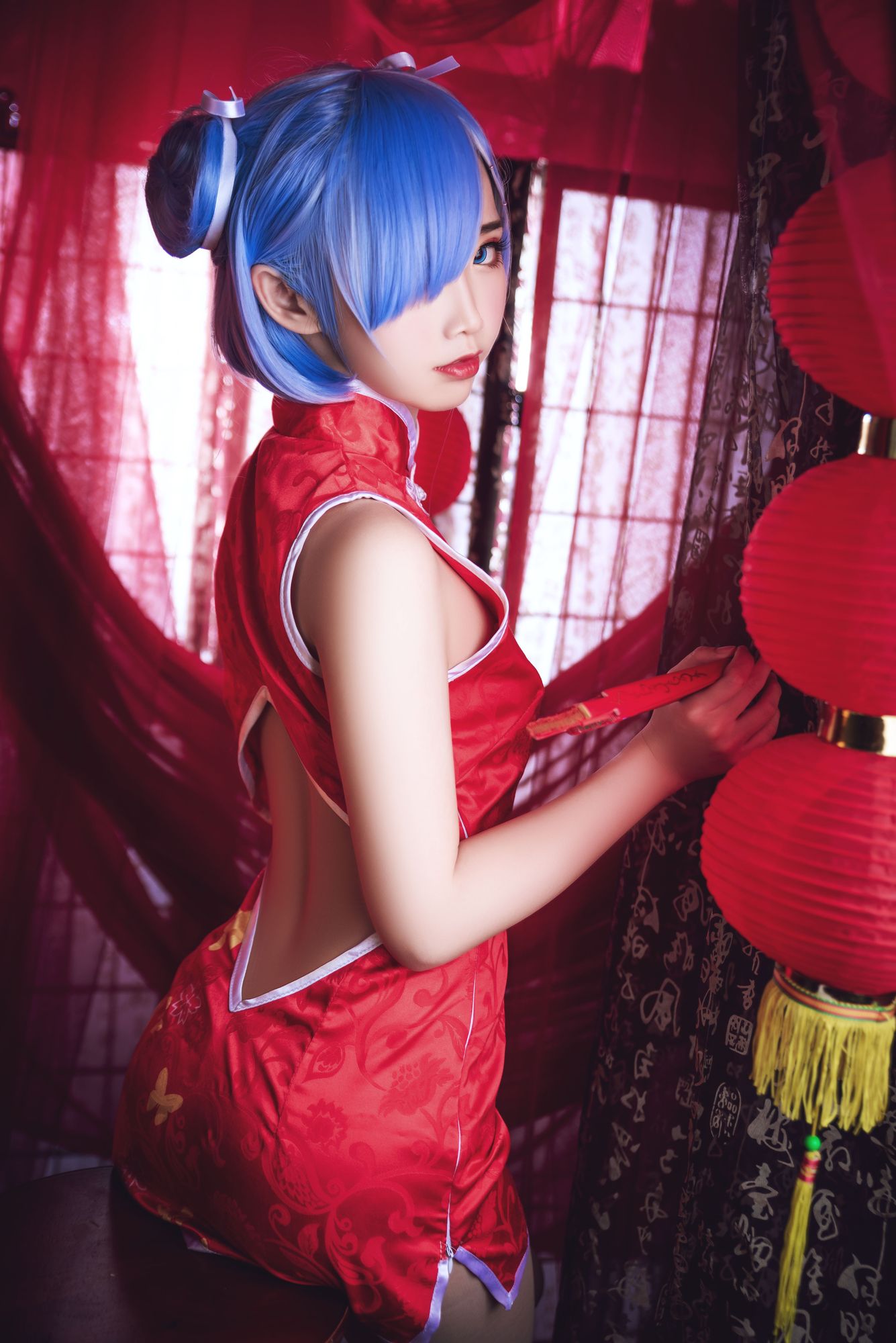 图片[6]-No.062-雷姆旗袍 [23P]-coswz-cos王者