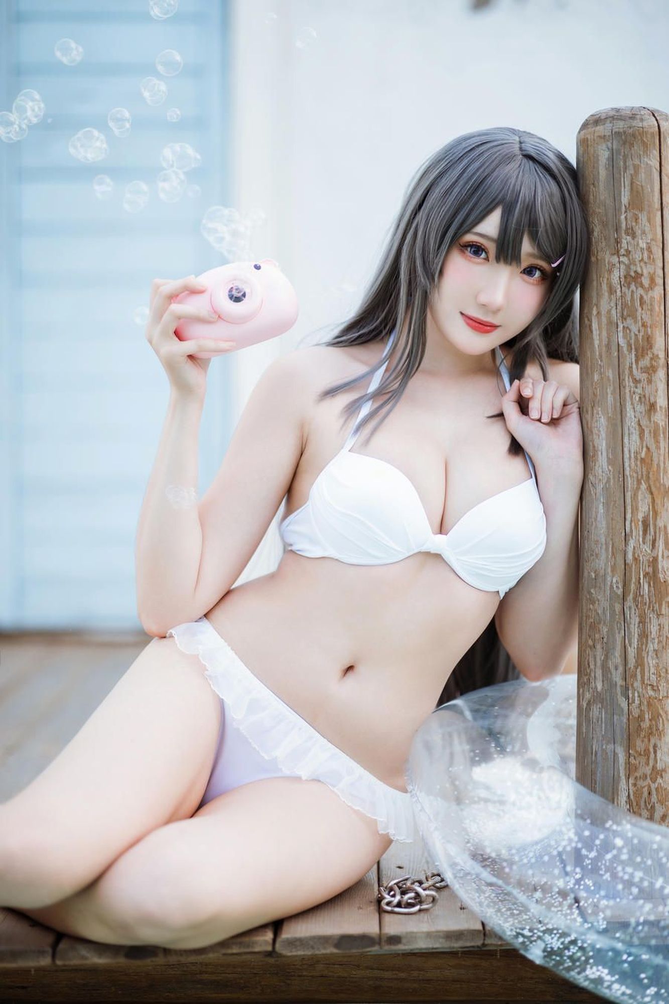 图片[6]-No.089 – 樱岛麻衣 泳装 [28P]-coswz-cos王者