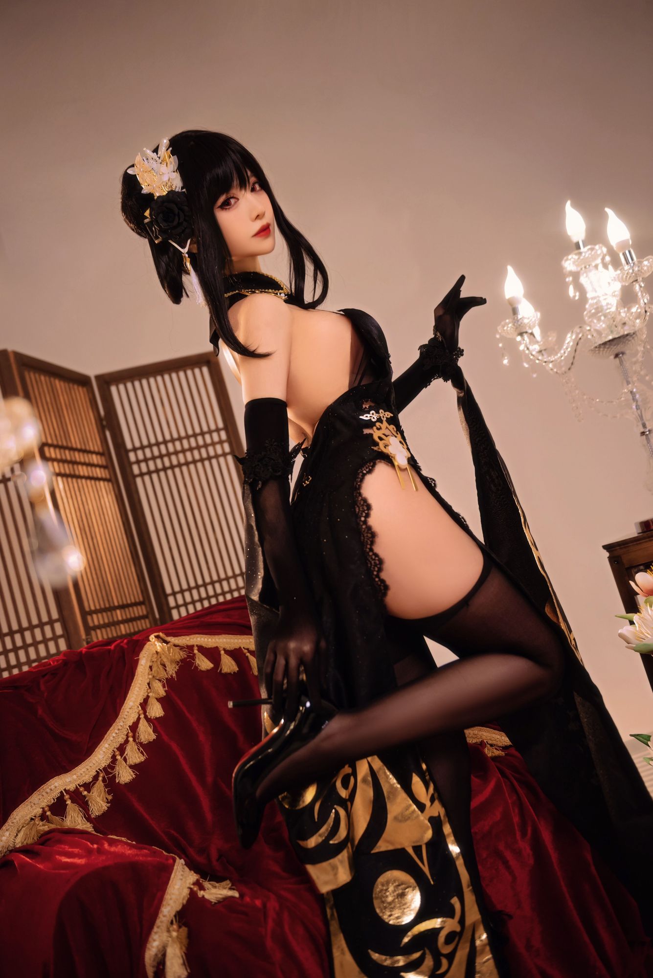 图片[14]-No.091 – 碧蓝航线 镇海 奇奢花苑 [28P]-coswz-cos王者