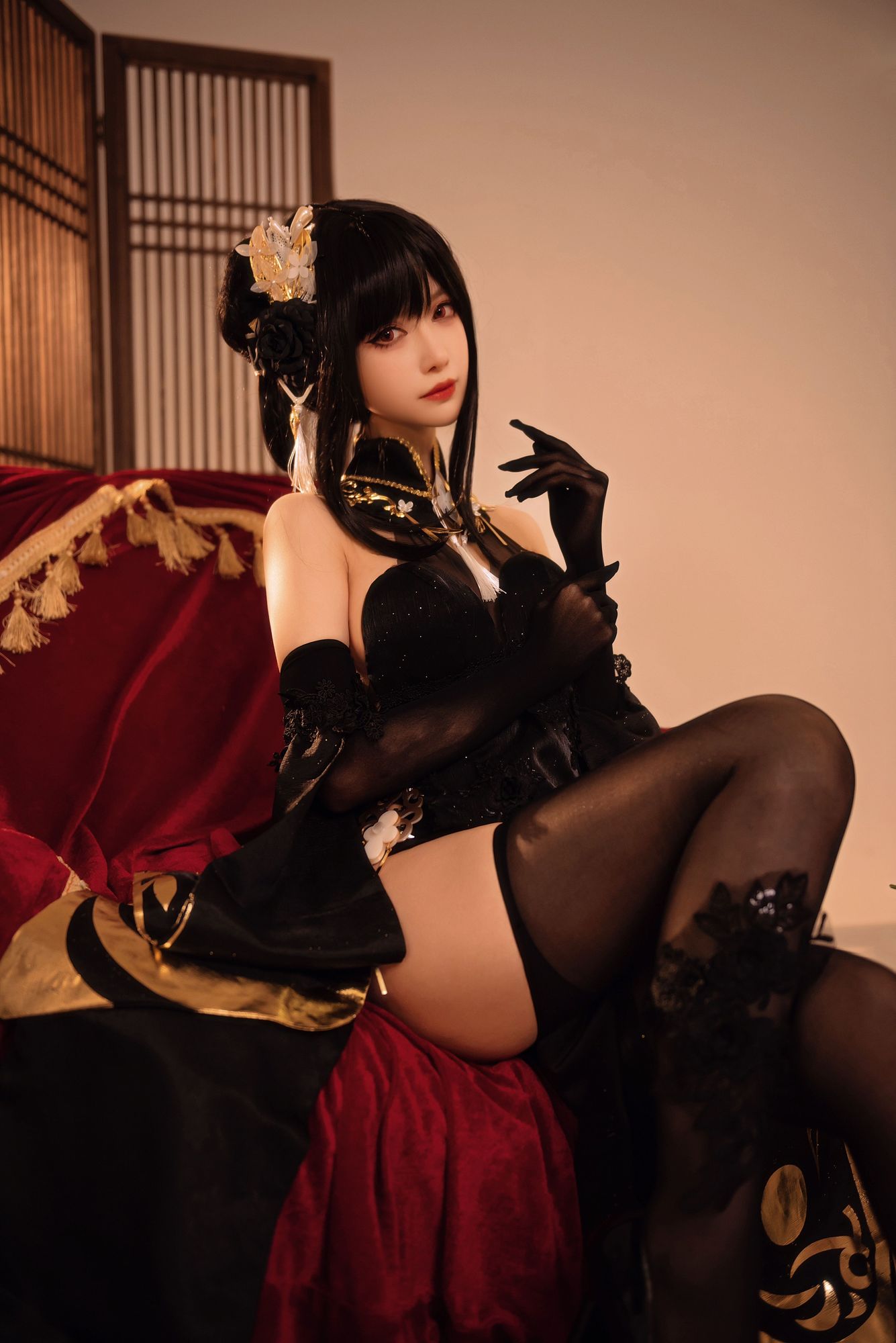 图片[19]-No.091 – 碧蓝航线 镇海 奇奢花苑 [28P]-coswz-cos王者
