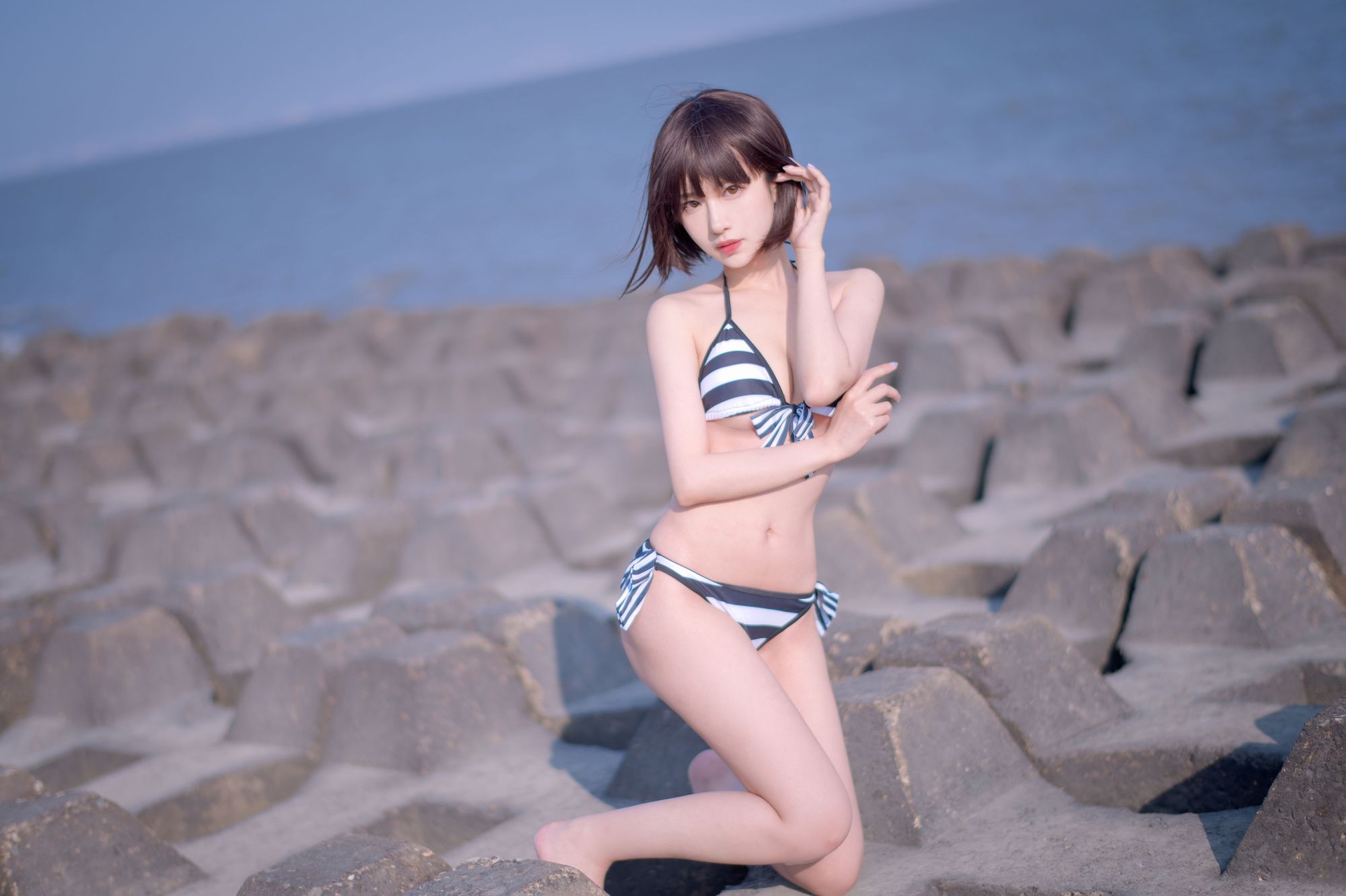 图片[15]-No.094 – 加藤惠 泳装 [17P]-coswz-cos王者