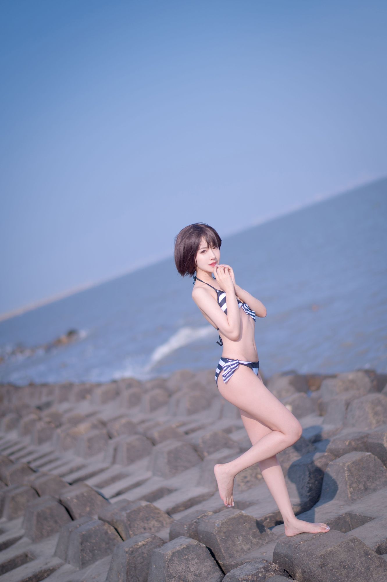 图片[9]-No.094 – 加藤惠 泳装 [17P]-coswz-cos王者