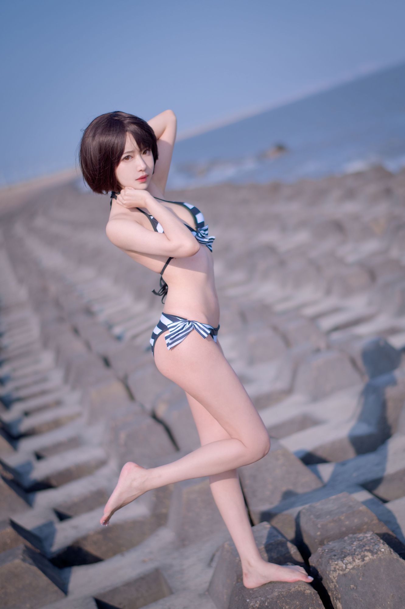 图片[12]-No.094 – 加藤惠 泳装 [17P]-coswz-cos王者