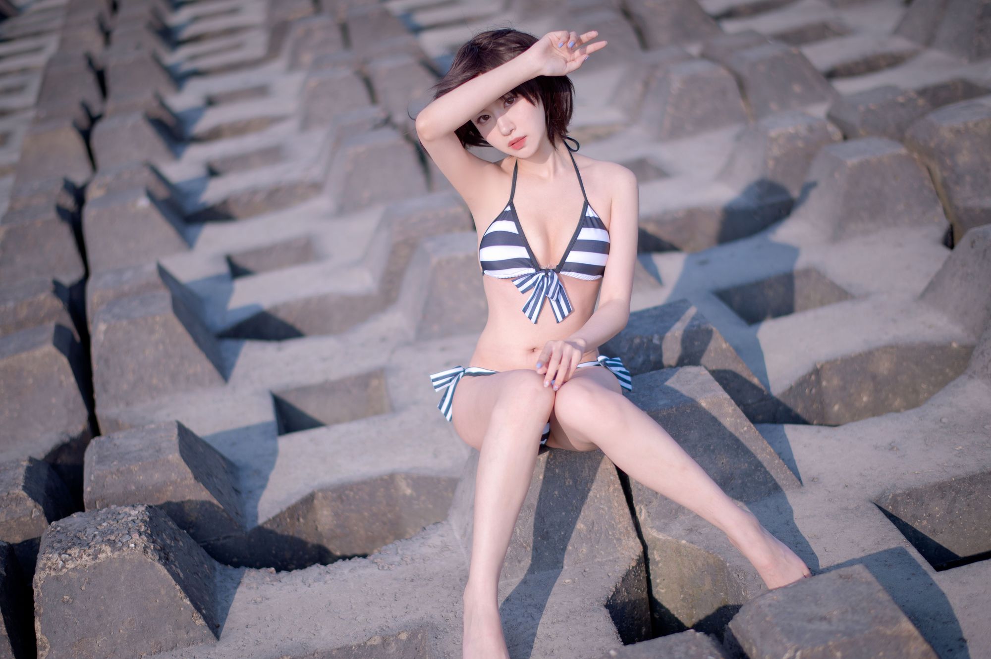 图片[17]-No.094 – 加藤惠 泳装 [17P]-coswz-cos王者