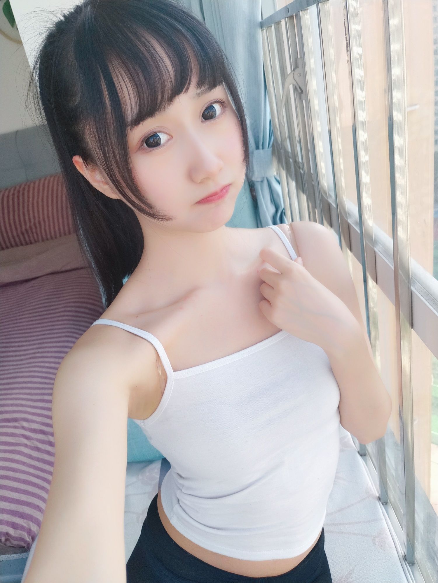 图片[6]-No.020-背心黑丝居家写真 [40P]-coswz-cos王者