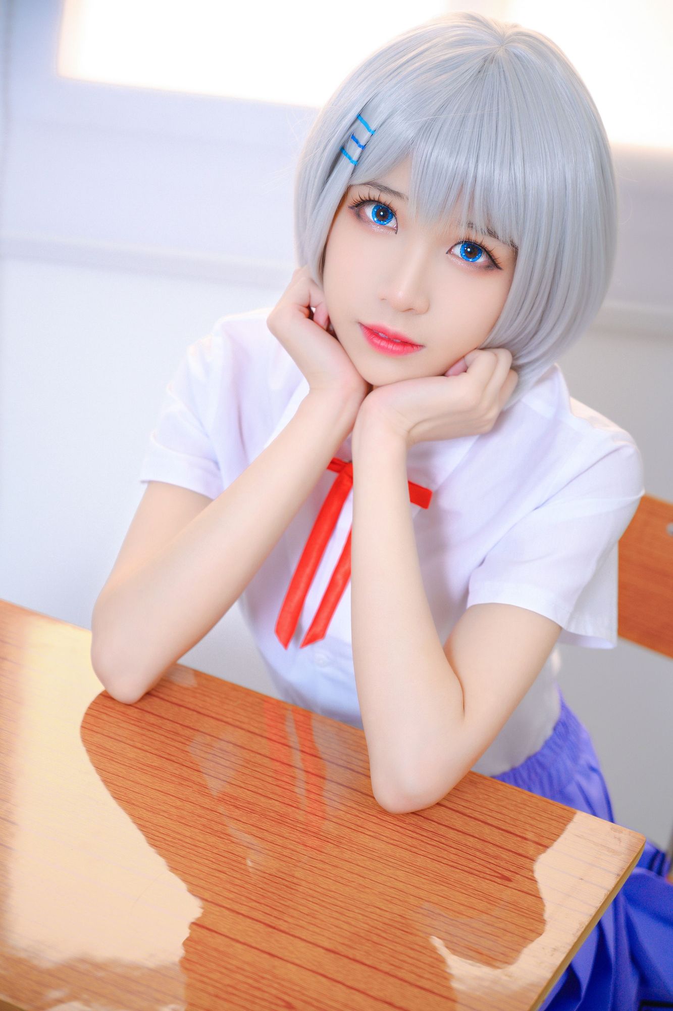 图片[6]-No.008 – 鸢一折纸 校服 [12P]-coswz-cos王者
