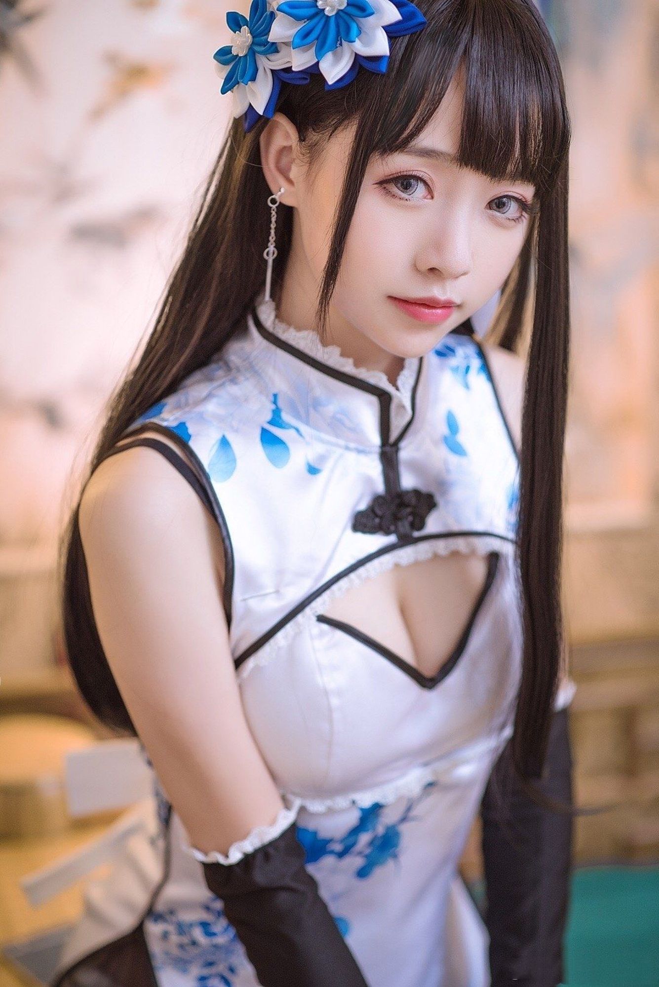 图片[5]-No.010 – 白旗袍 [9P]-coswz-cos王者