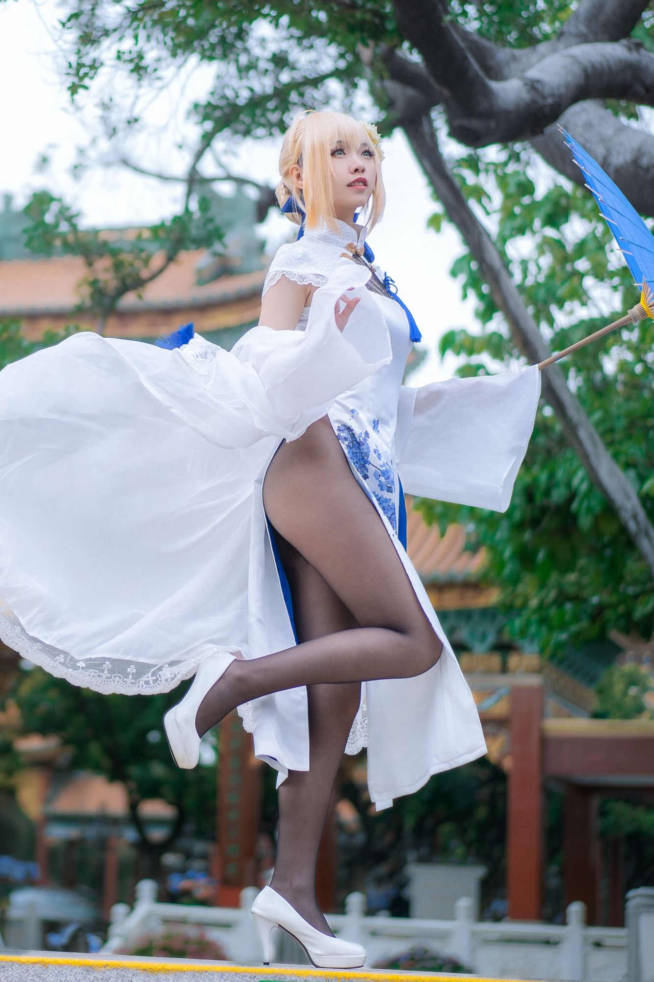图片[6]-No.017 – FGO saber 四周年旗袍 [15P]-coswz-cos王者
