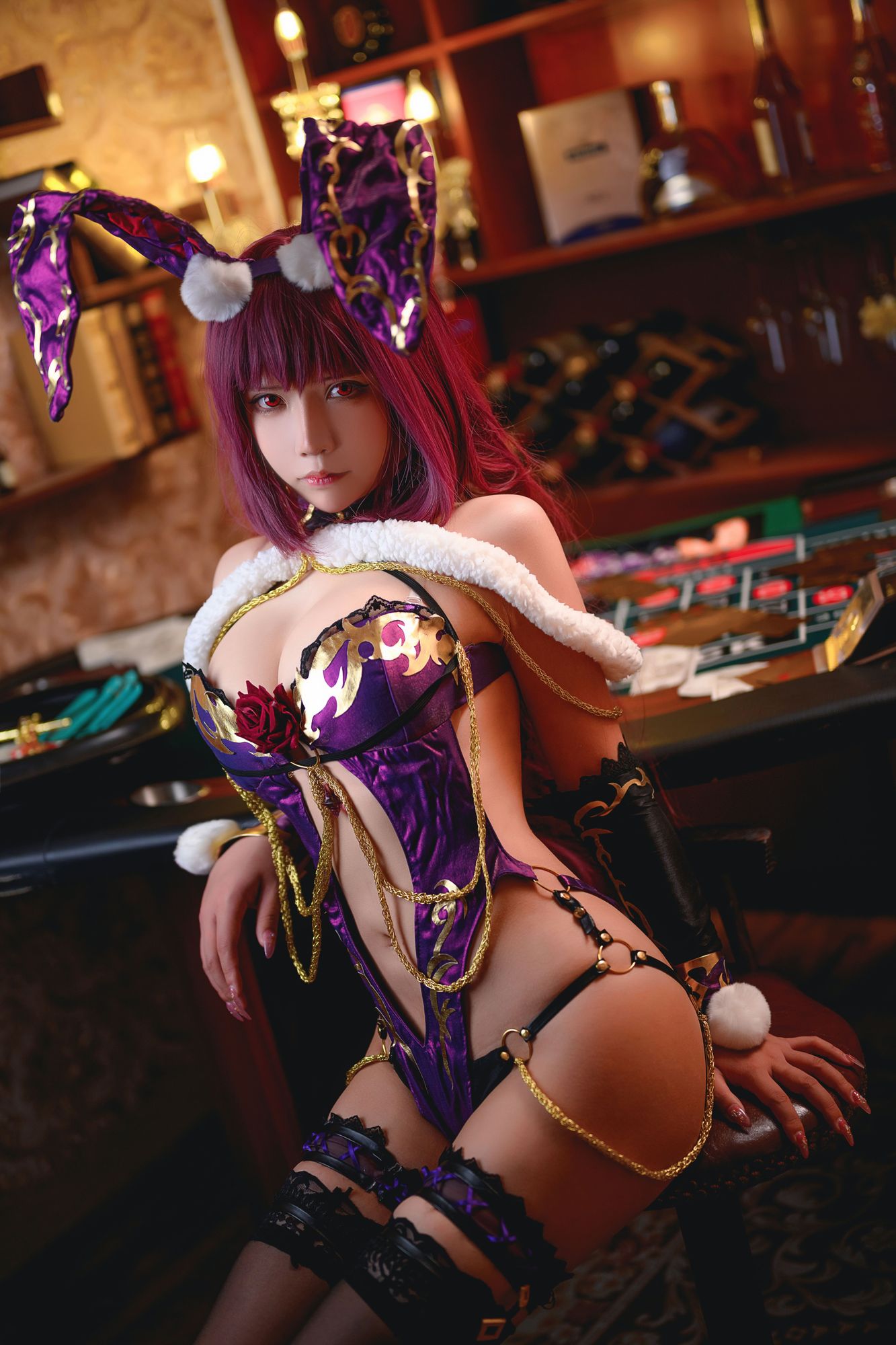 图片[15]-No.040-斯卡哈兔女郎 [51P]-coswz-cos王者