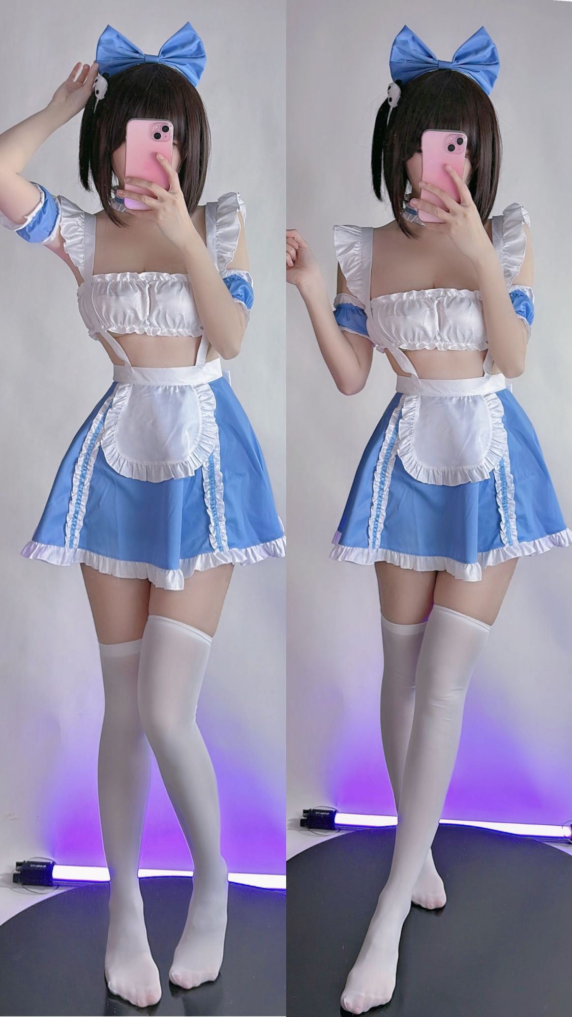 图片[6]-No.046 – 蓝白女仆 [10P]-coswz-cos王者