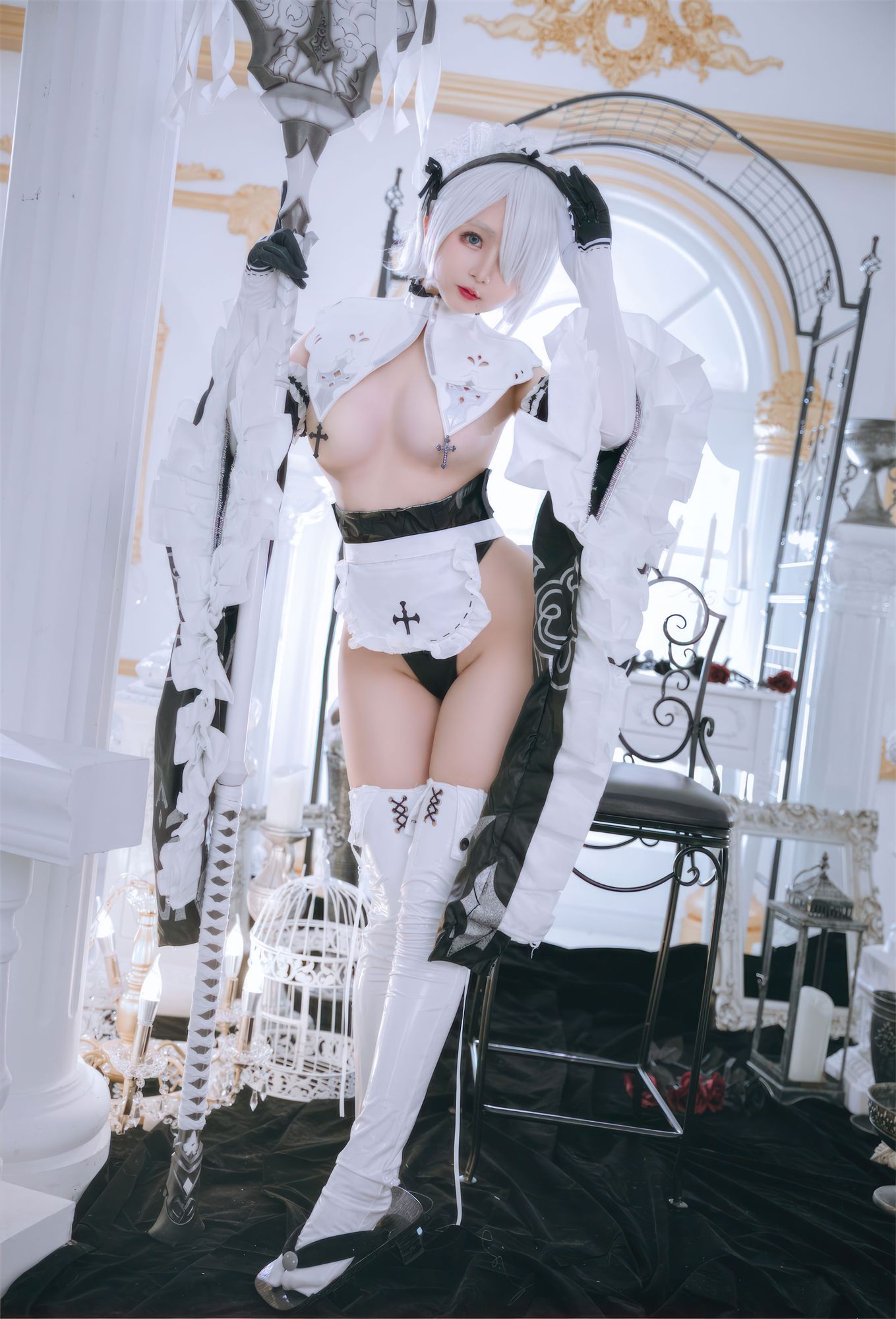 图片[6]-No.097 – 2B奶盖女仆 [88P]-coswz-cos王者