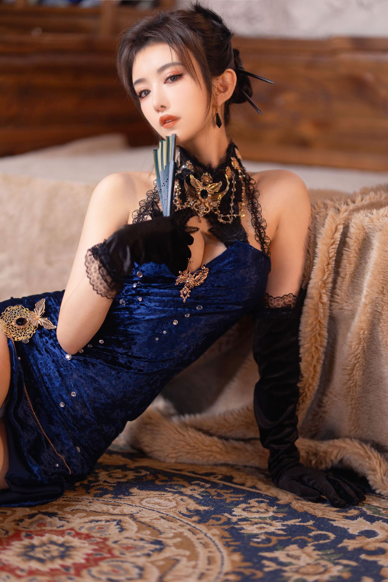 图片[5]-No.102 – 烽火经年 旗袍 [24P 2V]-coswz-cos王者