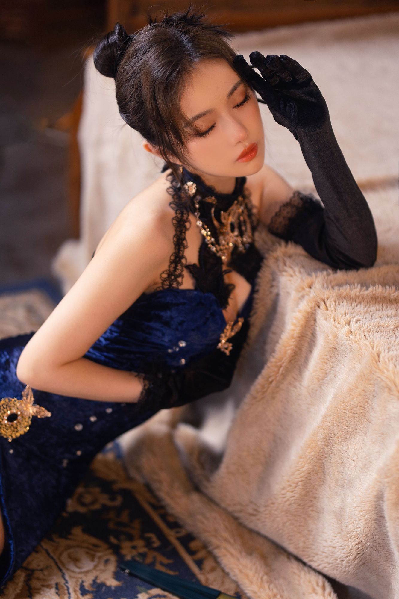 图片[10]-No.102 – 烽火经年 旗袍 [24P 2V]-coswz-cos王者