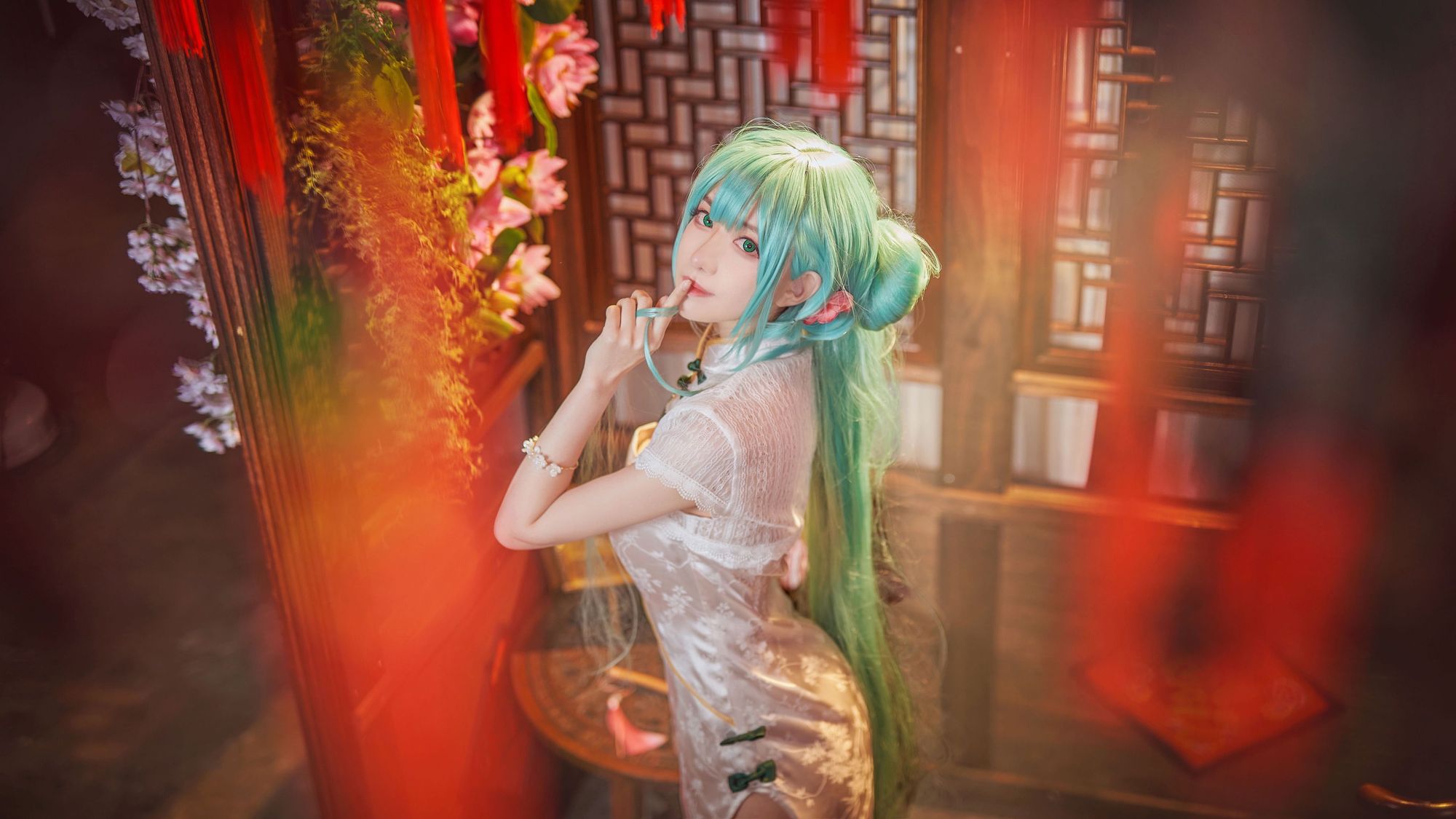 图片[13]-No.103 – 初音 韶华旗袍 [14P 2V]-coswz-cos王者