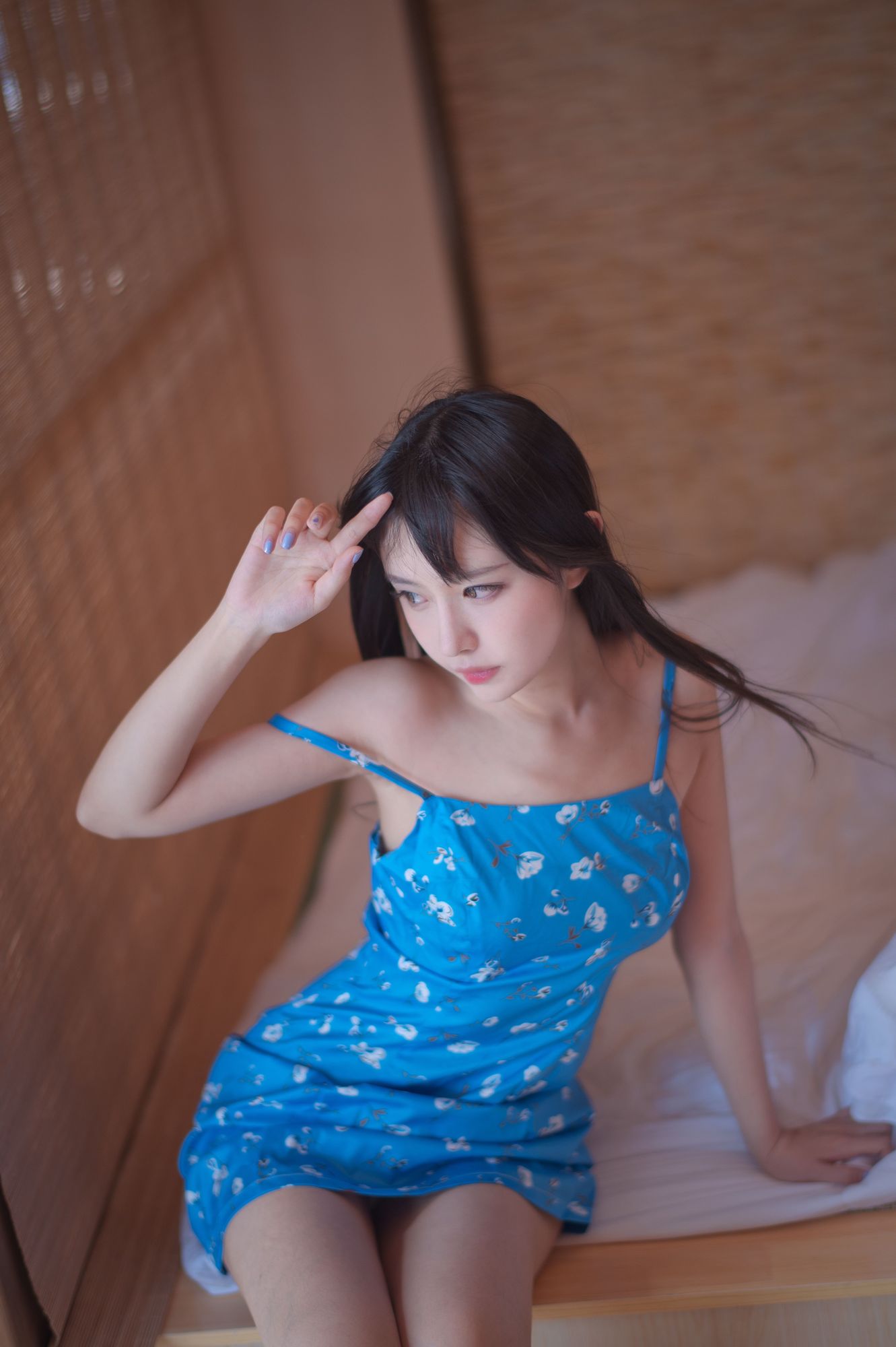图片[16]-No.107 – 蓝裙子 [16P]-coswz-cos王者