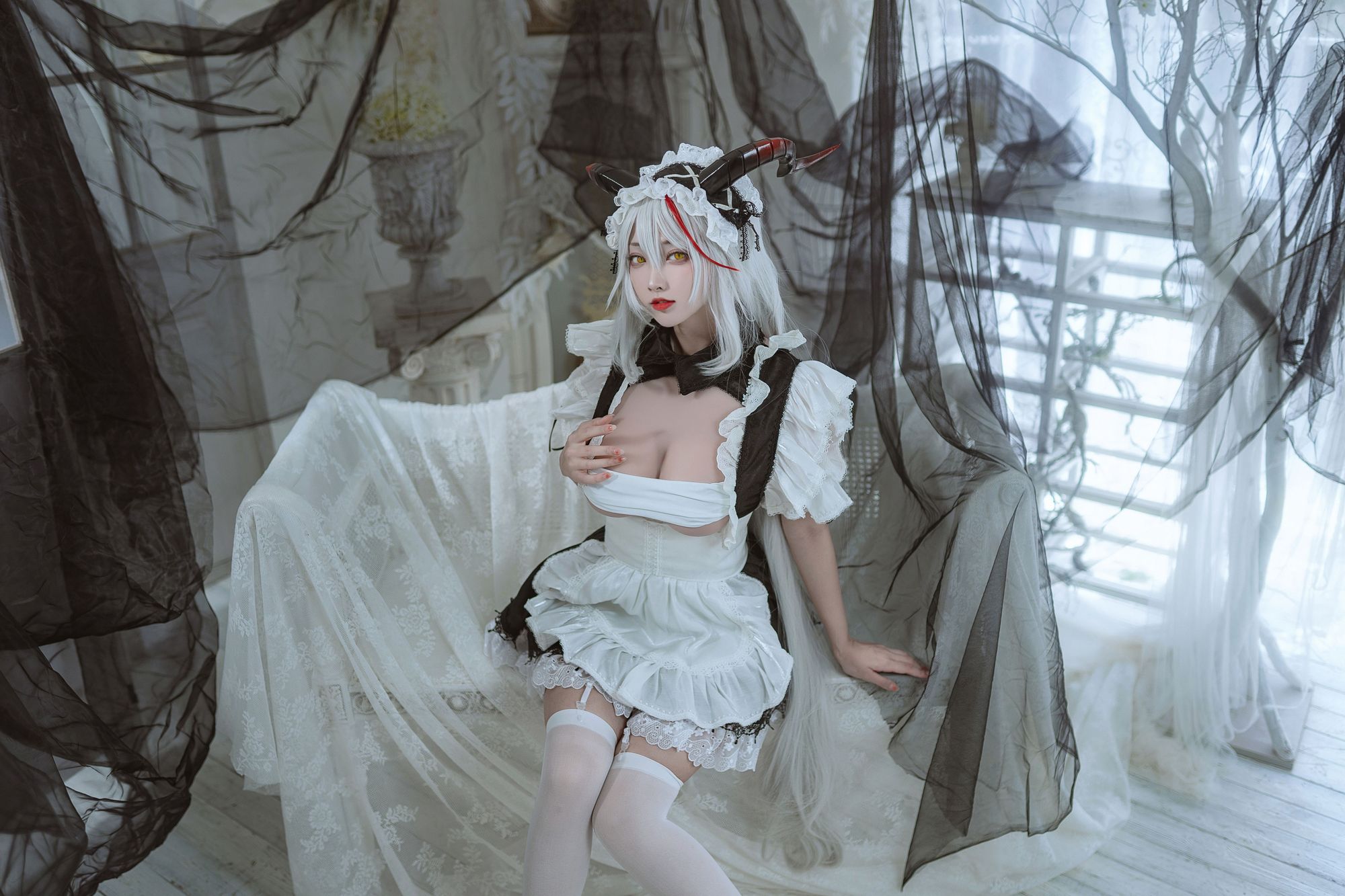 图片[28]-No.019 – 埃吉尔女仆 [29P]-coswz-cos王者