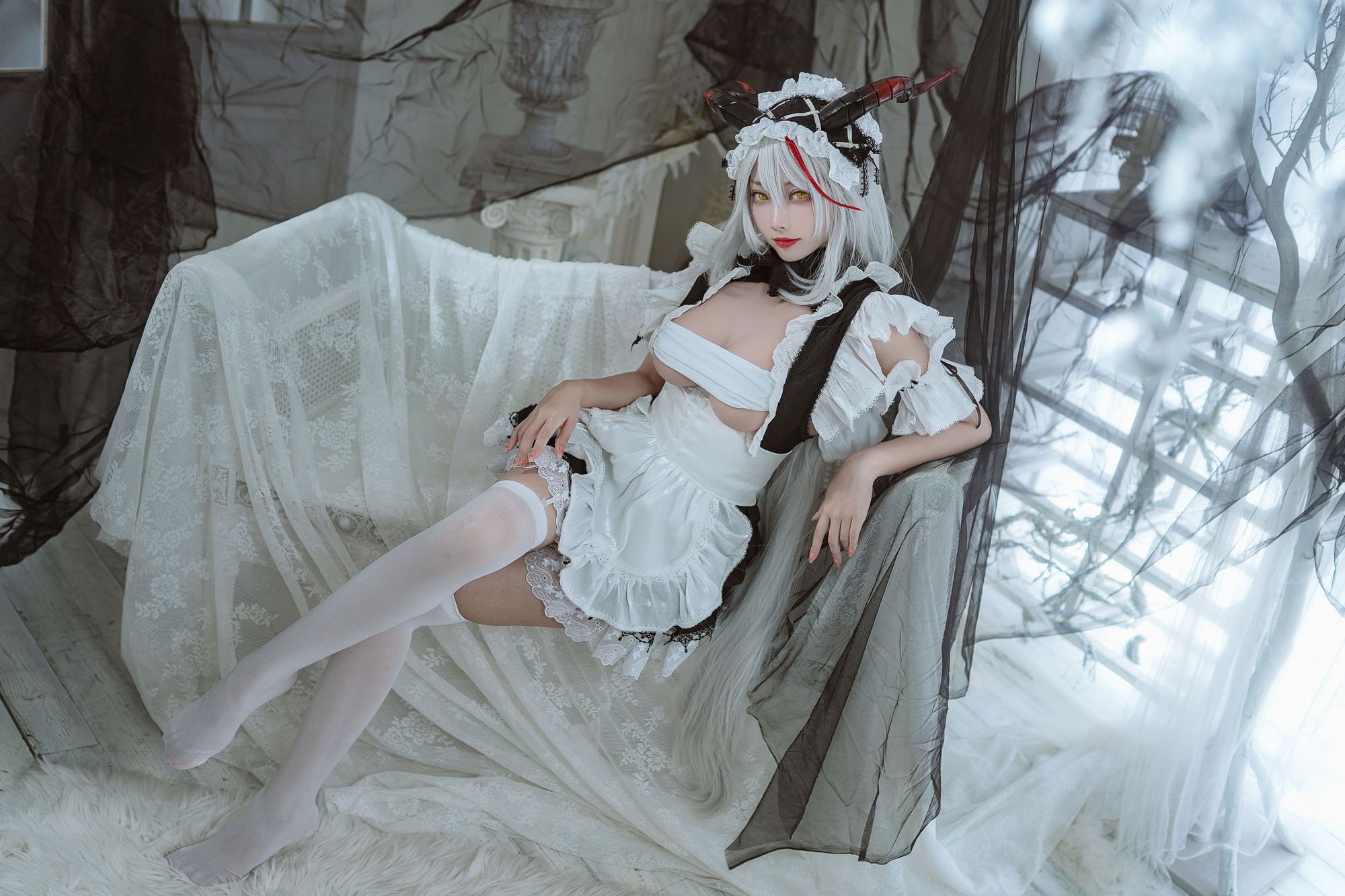 图片[23]-No.019 – 埃吉尔女仆 [29P]-coswz-cos王者