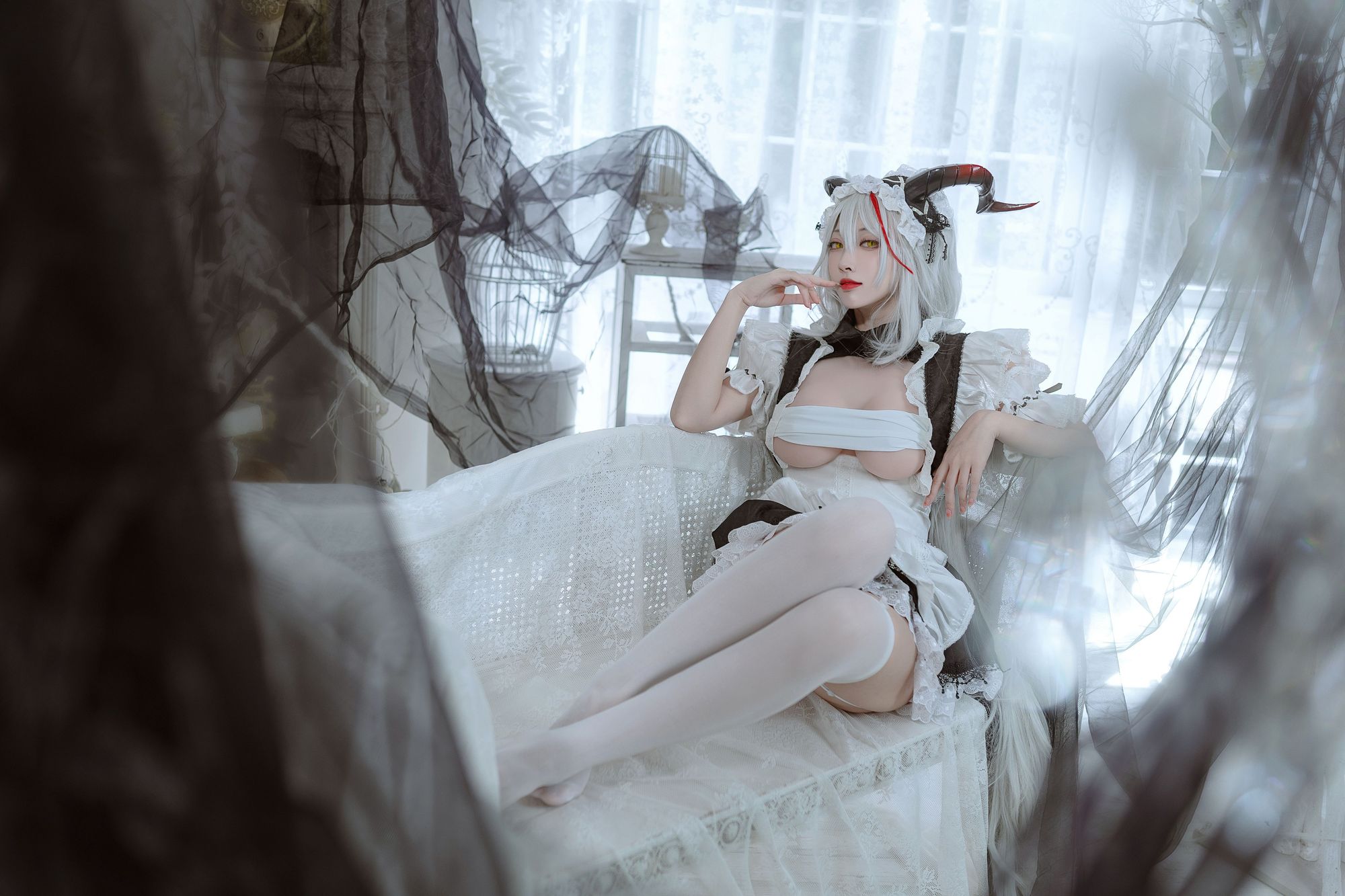 图片[19]-No.019 – 埃吉尔女仆 [29P]-coswz-cos王者