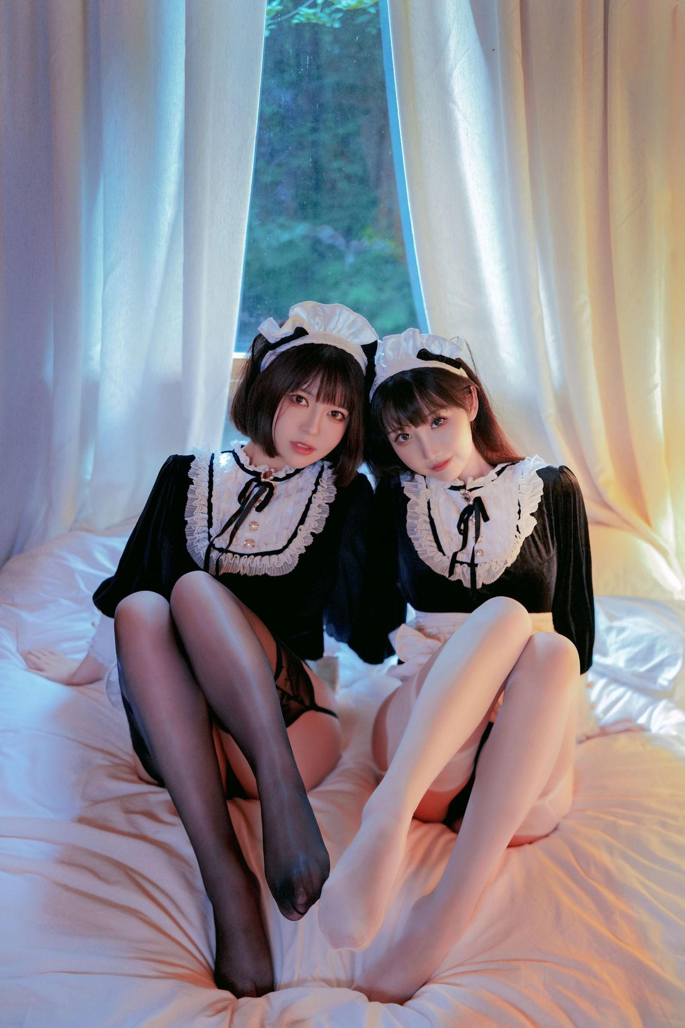 图片[13]-No.135 – 女仆姐妹 (&半半子BANBANKO) [74P]-coswz-cos王者