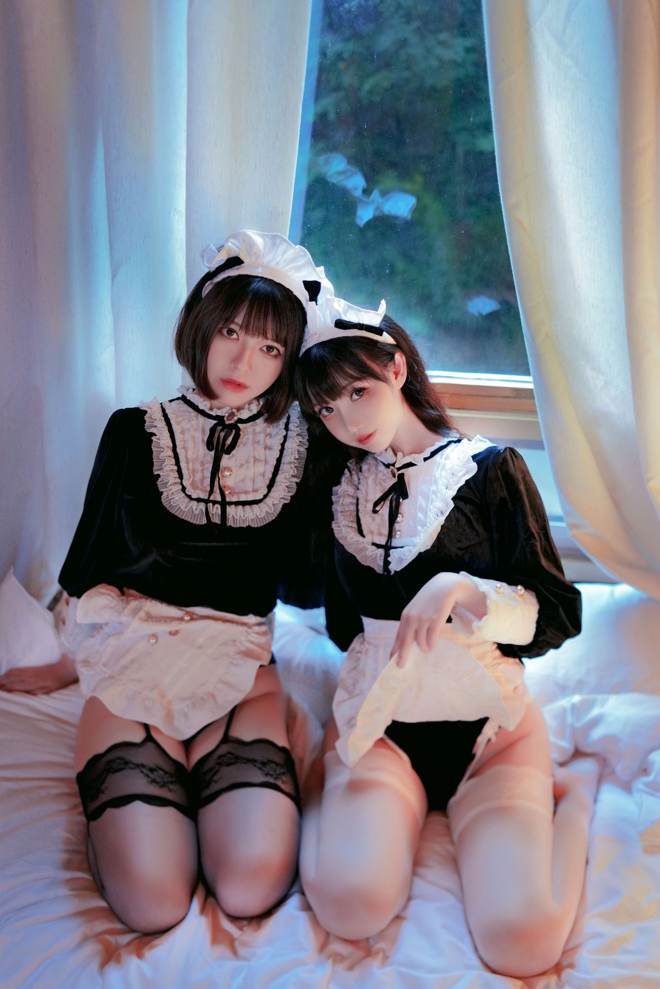 图片[9]-No.135 – 女仆姐妹 (&半半子BANBANKO) [74P]-coswz-cos王者