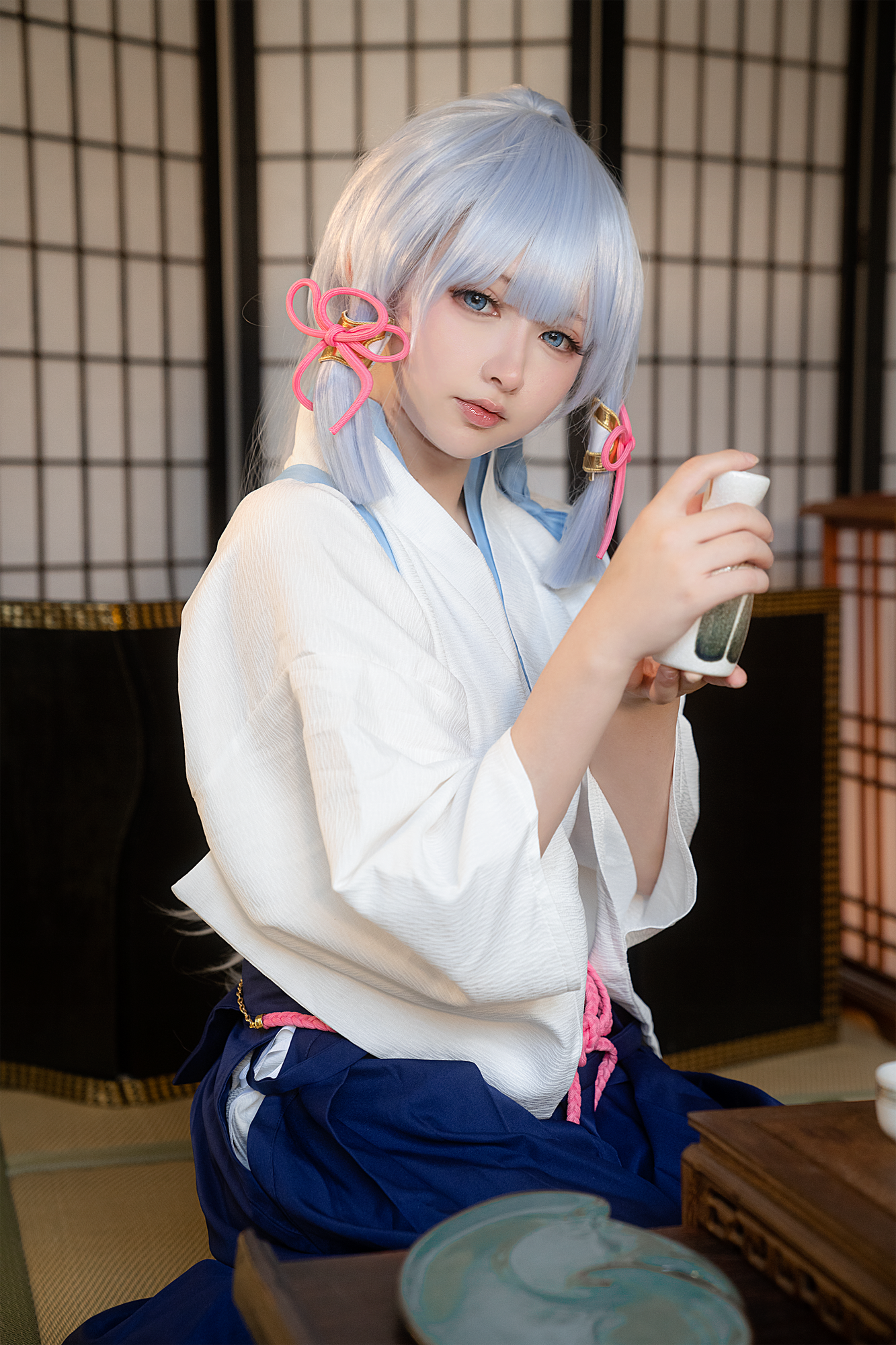 图片[6]-No.007 – 原神 神里凌华 剑道服 [31P]-coswz-cos王者