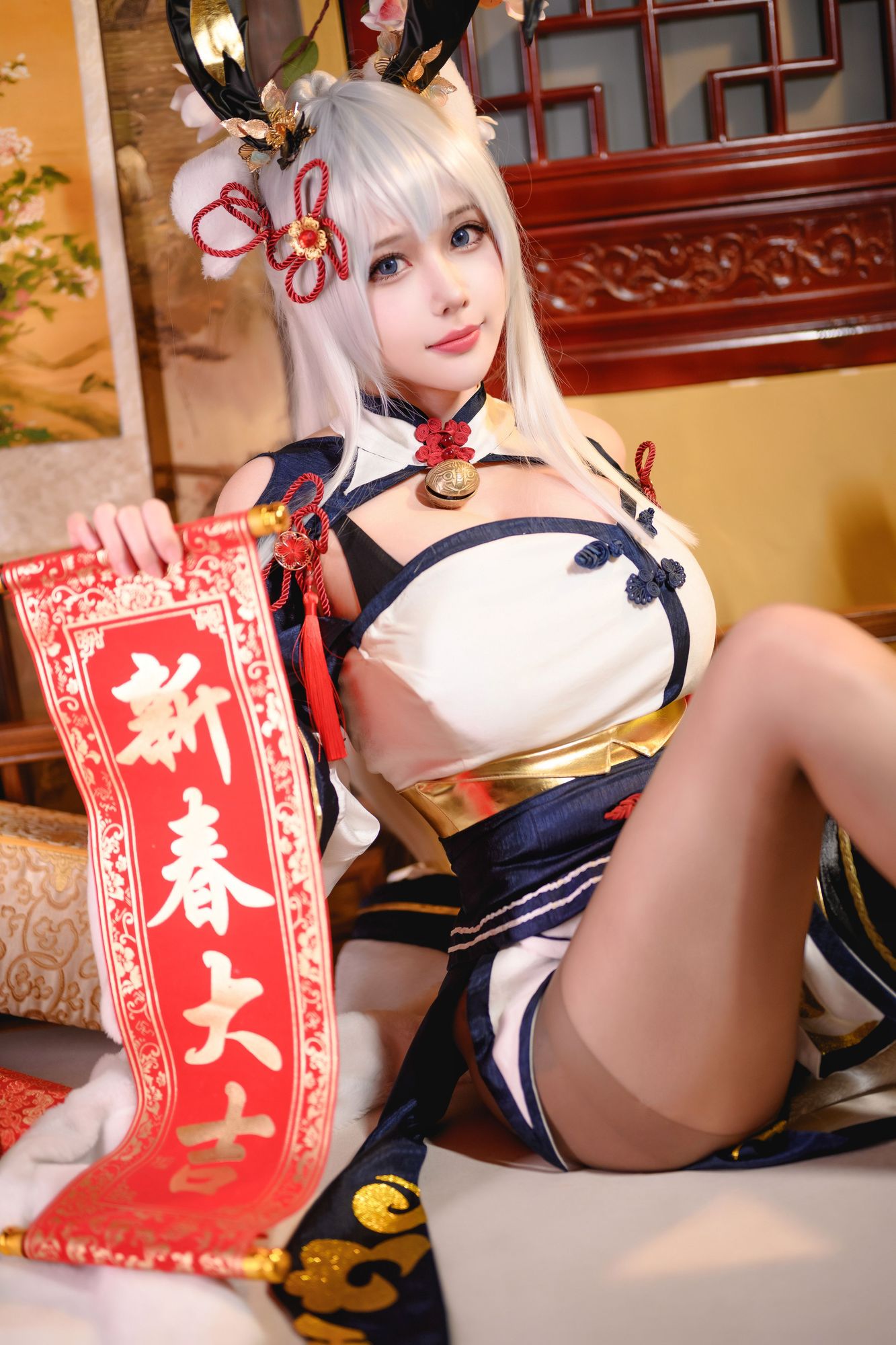 图片[6]-No.010 – 旗袍兔兔 [21P]-coswz-cos王者